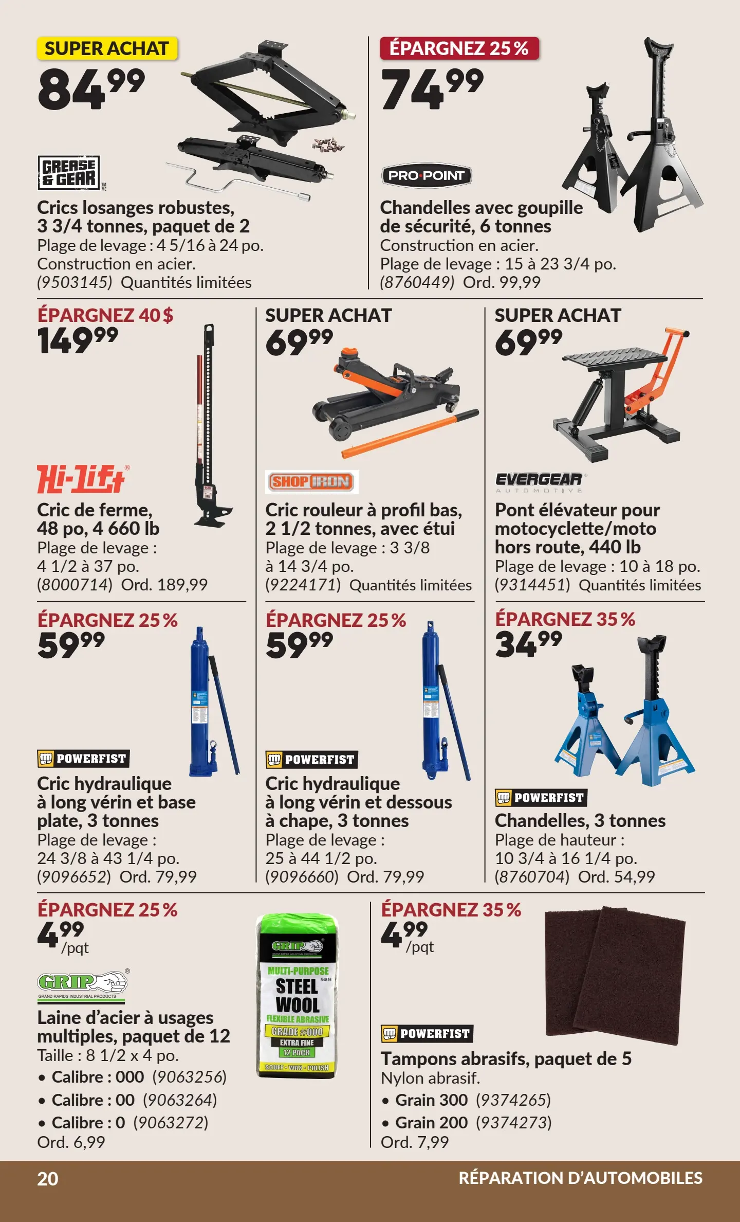 Circulaire Princess Auto — page 25, du 6 au 18 octobre 2026