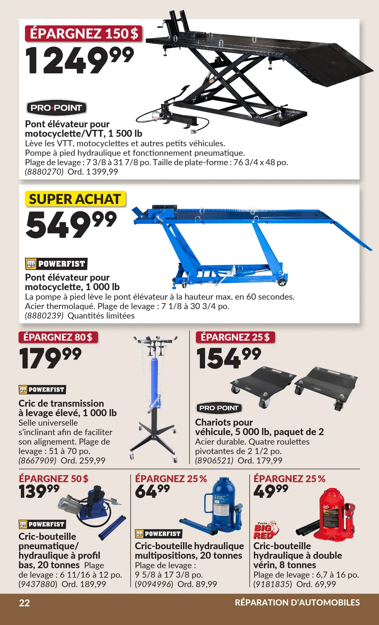Circulaire Princess Auto — page 27, du 6 au 18 octobre 2026