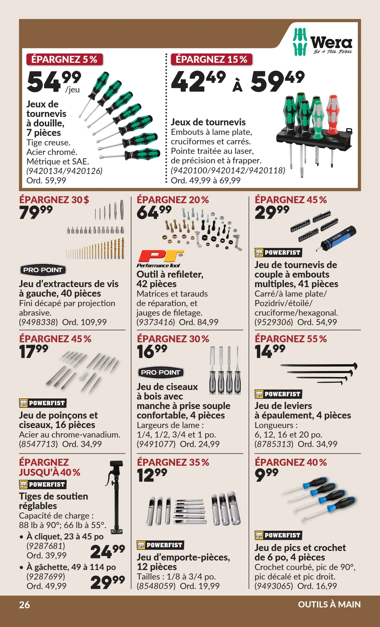 Circulaire Princess Auto — page 31, du 6 au 18 octobre 2026