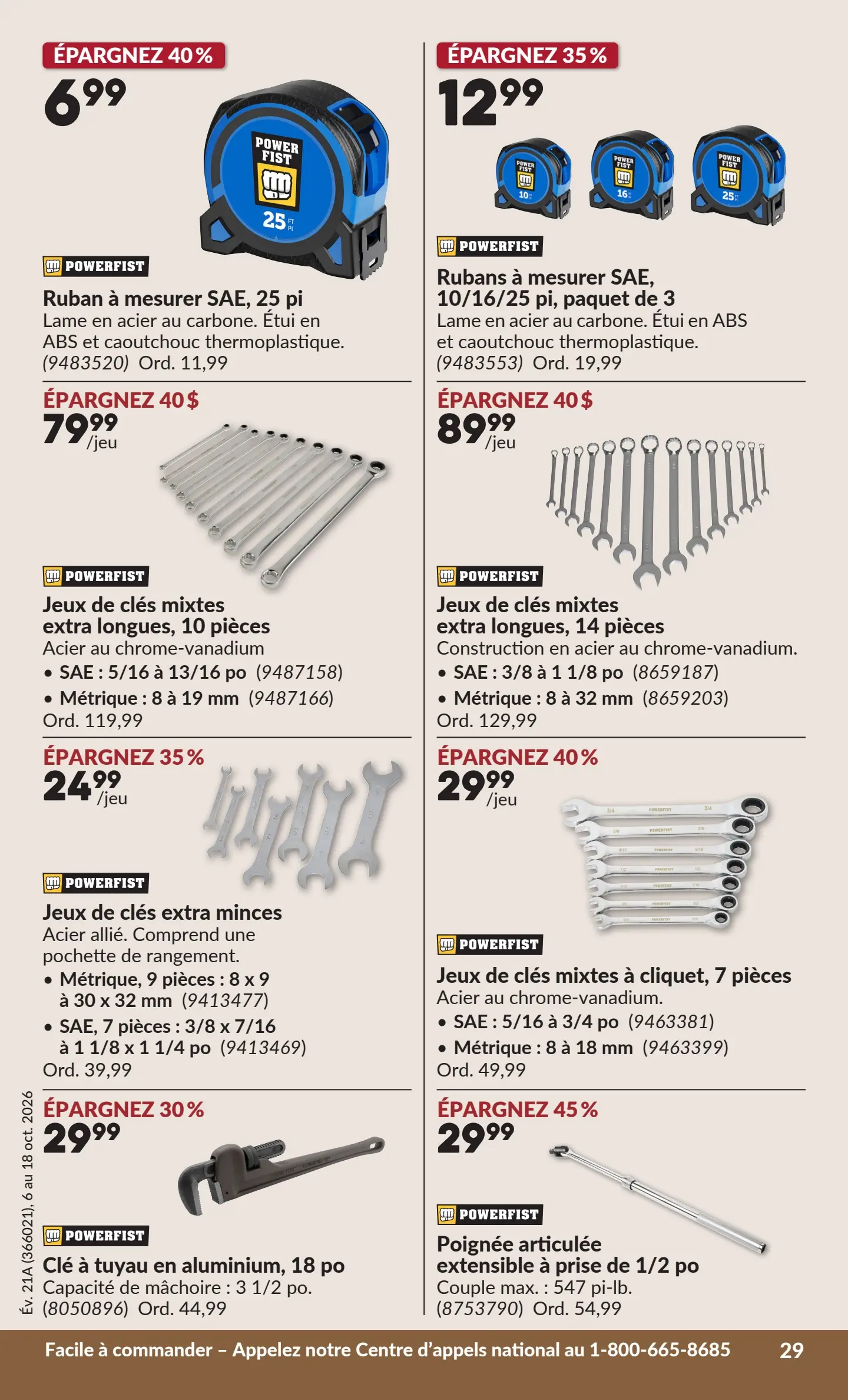 Circulaire Princess Auto — page 34, du 6 au 18 octobre 2026