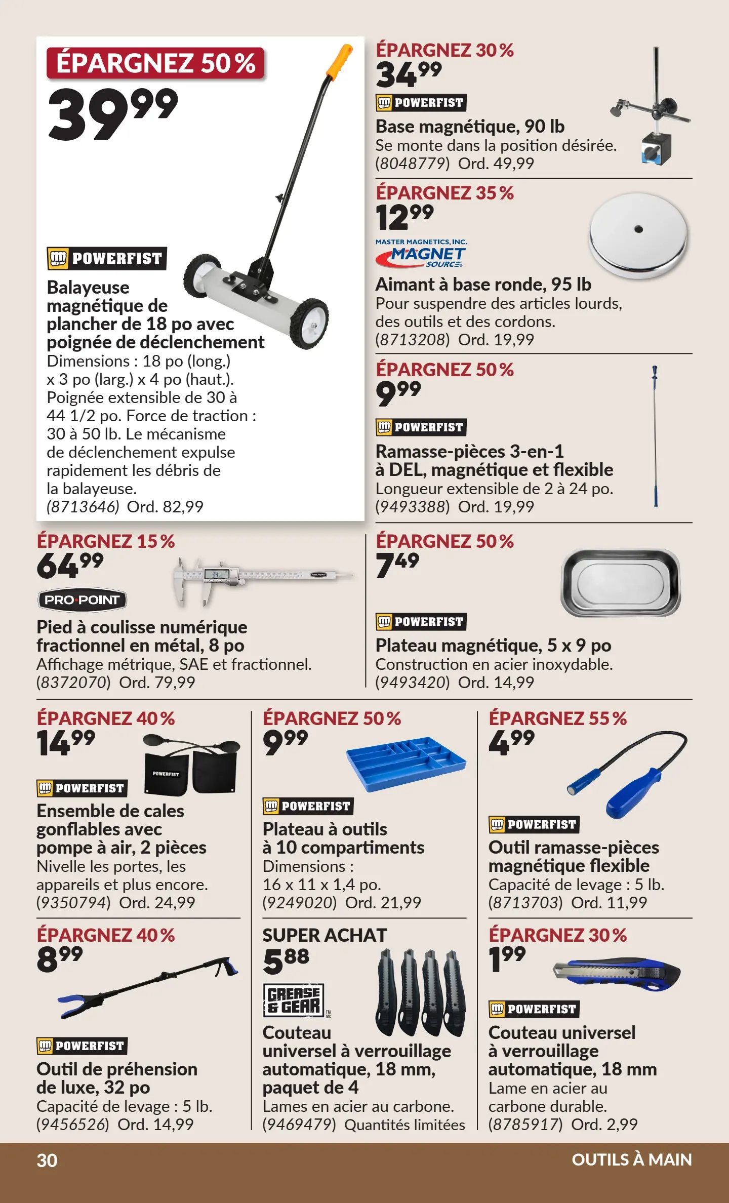 Circulaire Princess Auto — page 35, du 6 au 18 octobre 2026