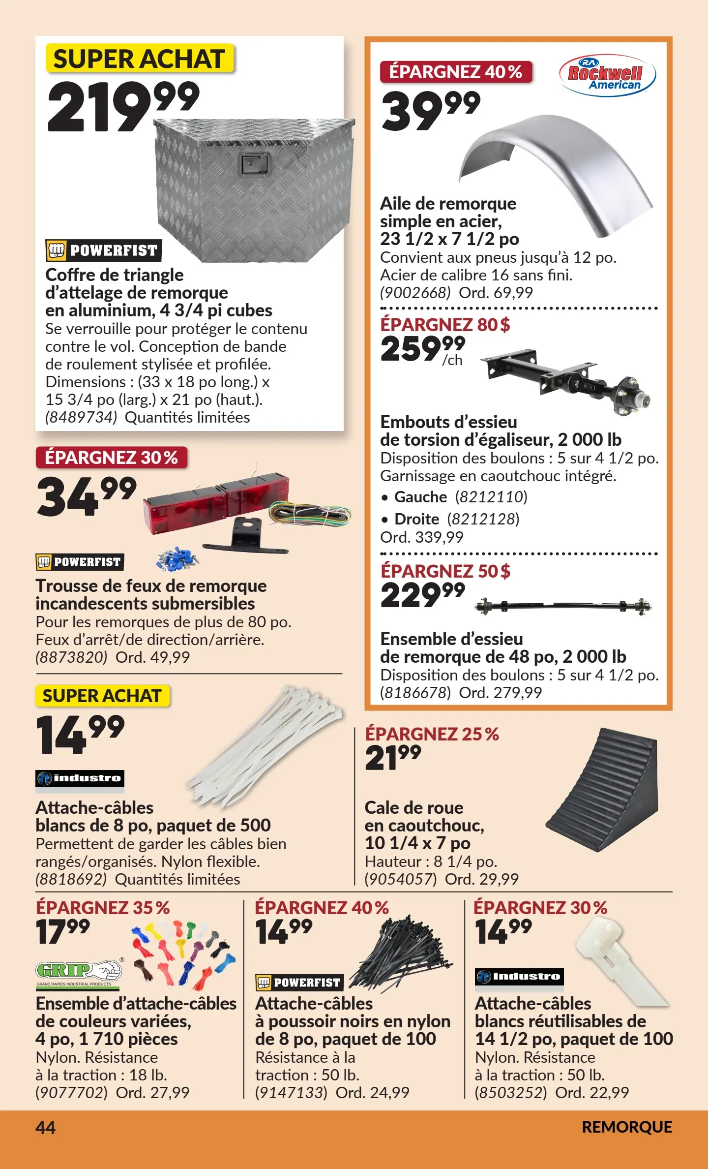 Circulaire Princess Auto — page 49, du 6 au 18 octobre 2026