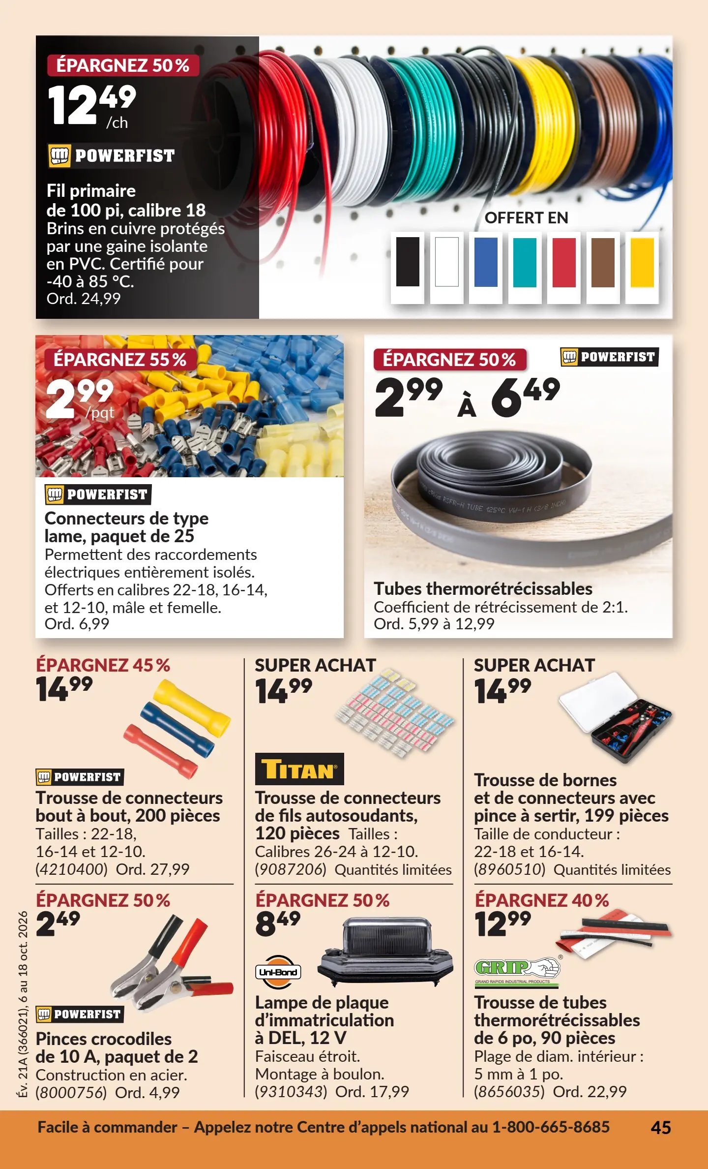 Circulaire Princess Auto — page 50, du 6 au 18 octobre 2026