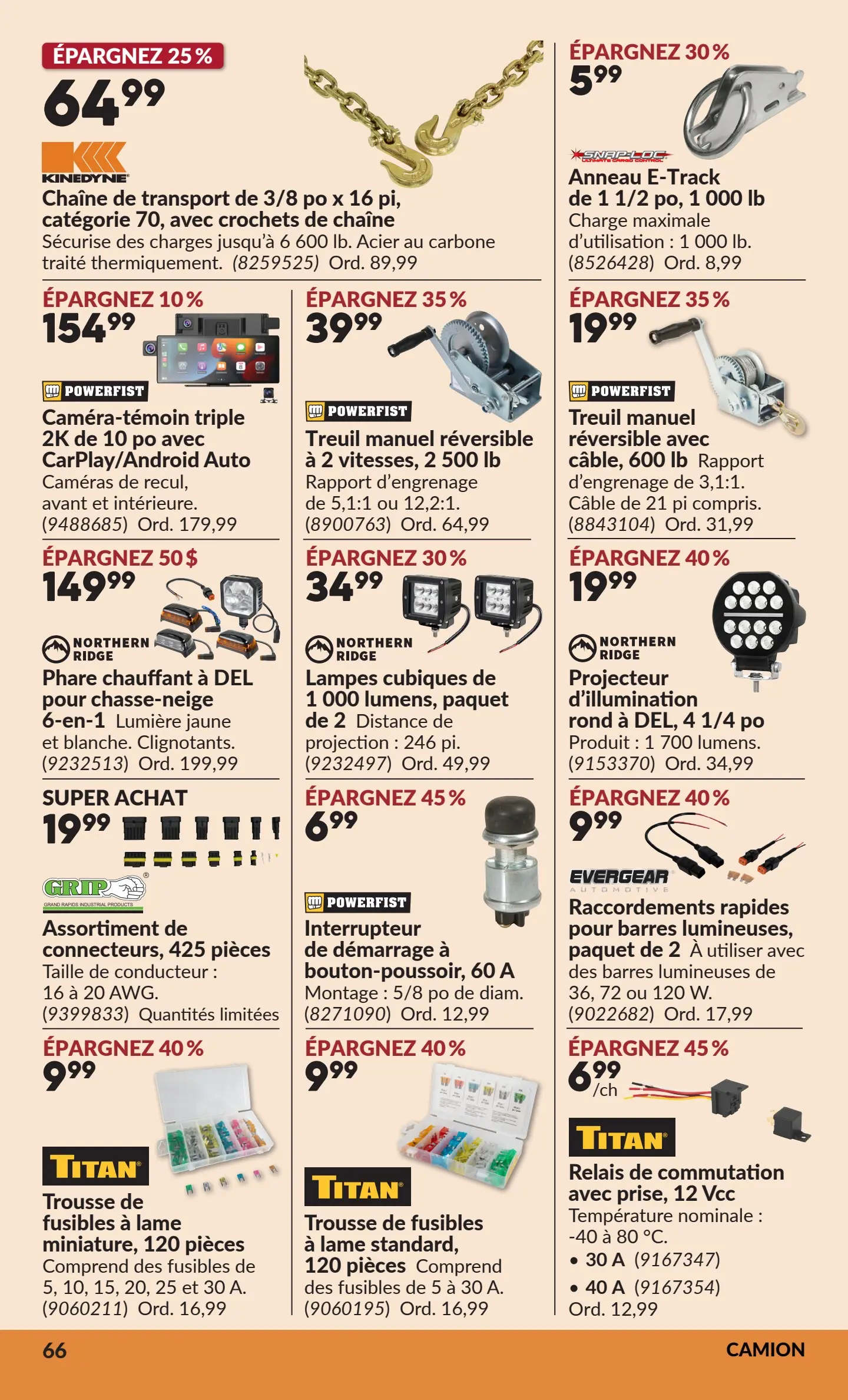 Circulaire Princess Auto — page 71, du 6 au 18 octobre 2026