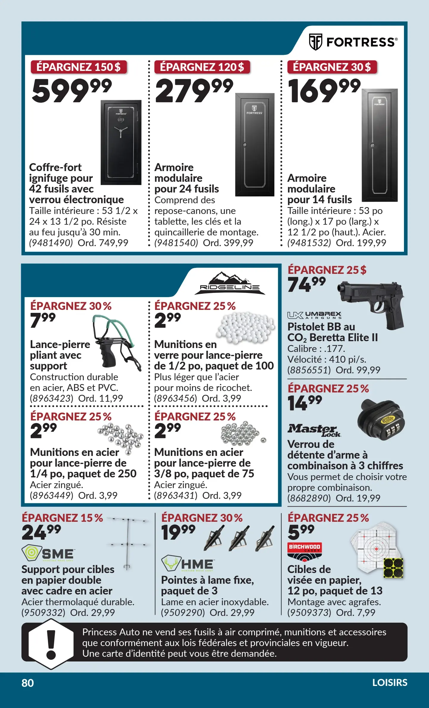 Circulaire Princess Auto — page 85, du 6 au 18 octobre 2026