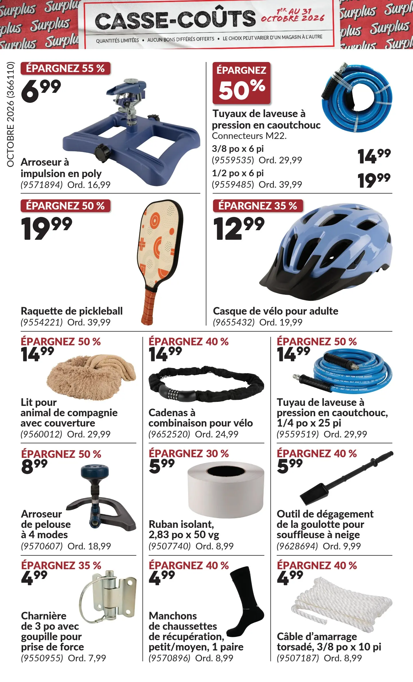 Circulaire Princess Auto Casse-Coûts — page 25, du 1 au 31 octobre 2026