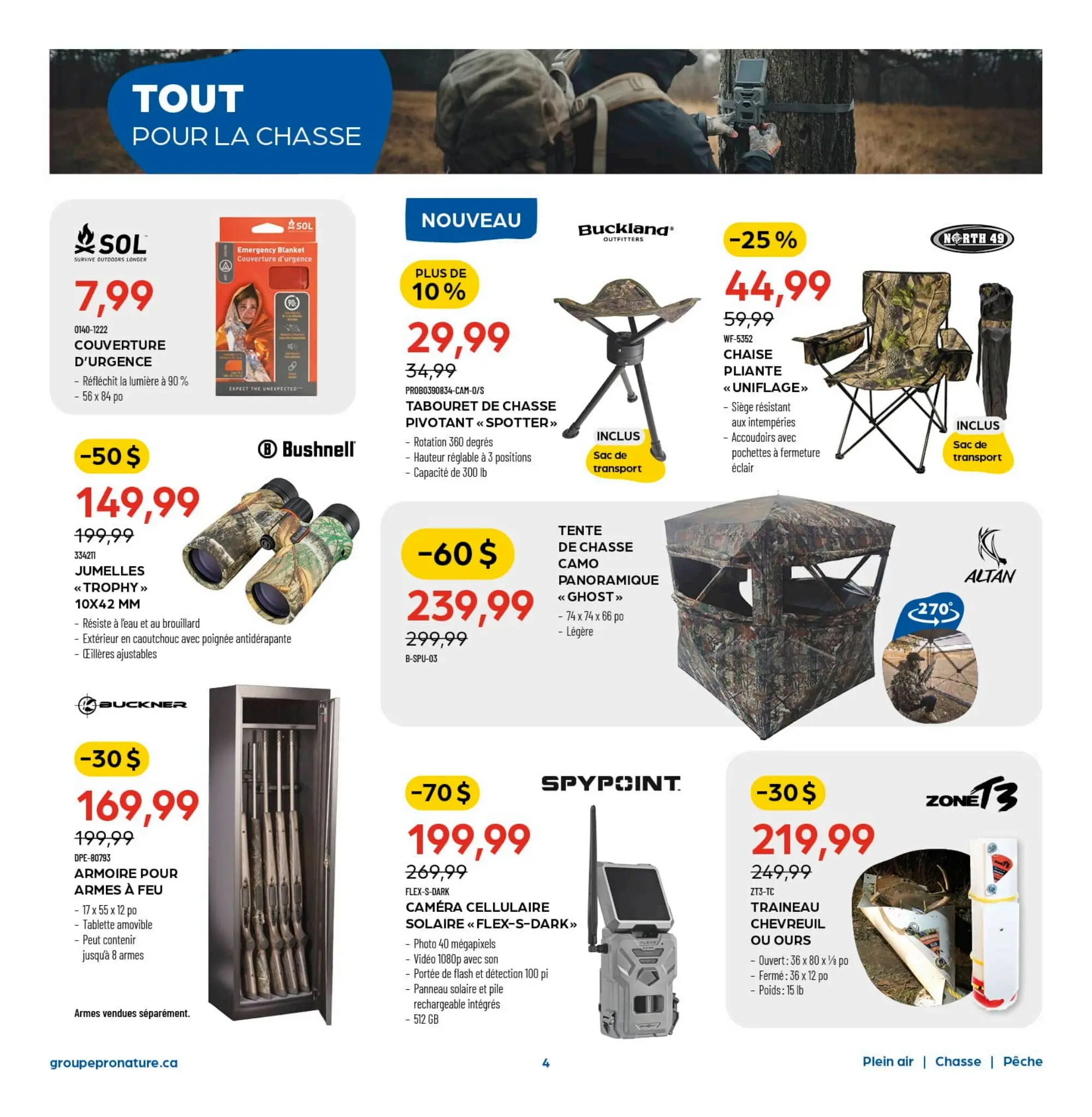 Circulaire Pronature Plein Air Chasse Peche — page 4, du 29 septembre au 12 octobre 2026