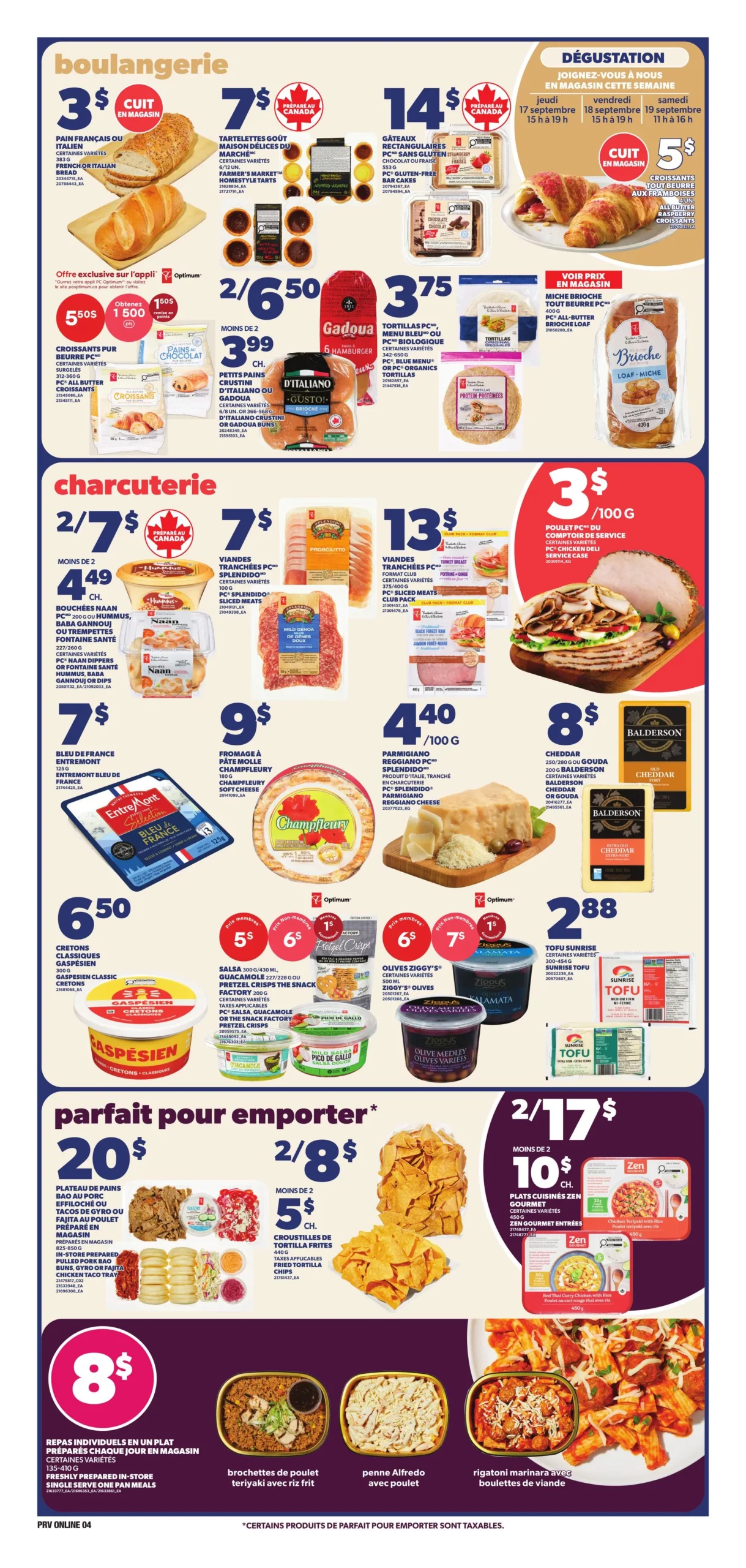 Circulaire Provigo — page 4, du 17 au 23 septembre 2026