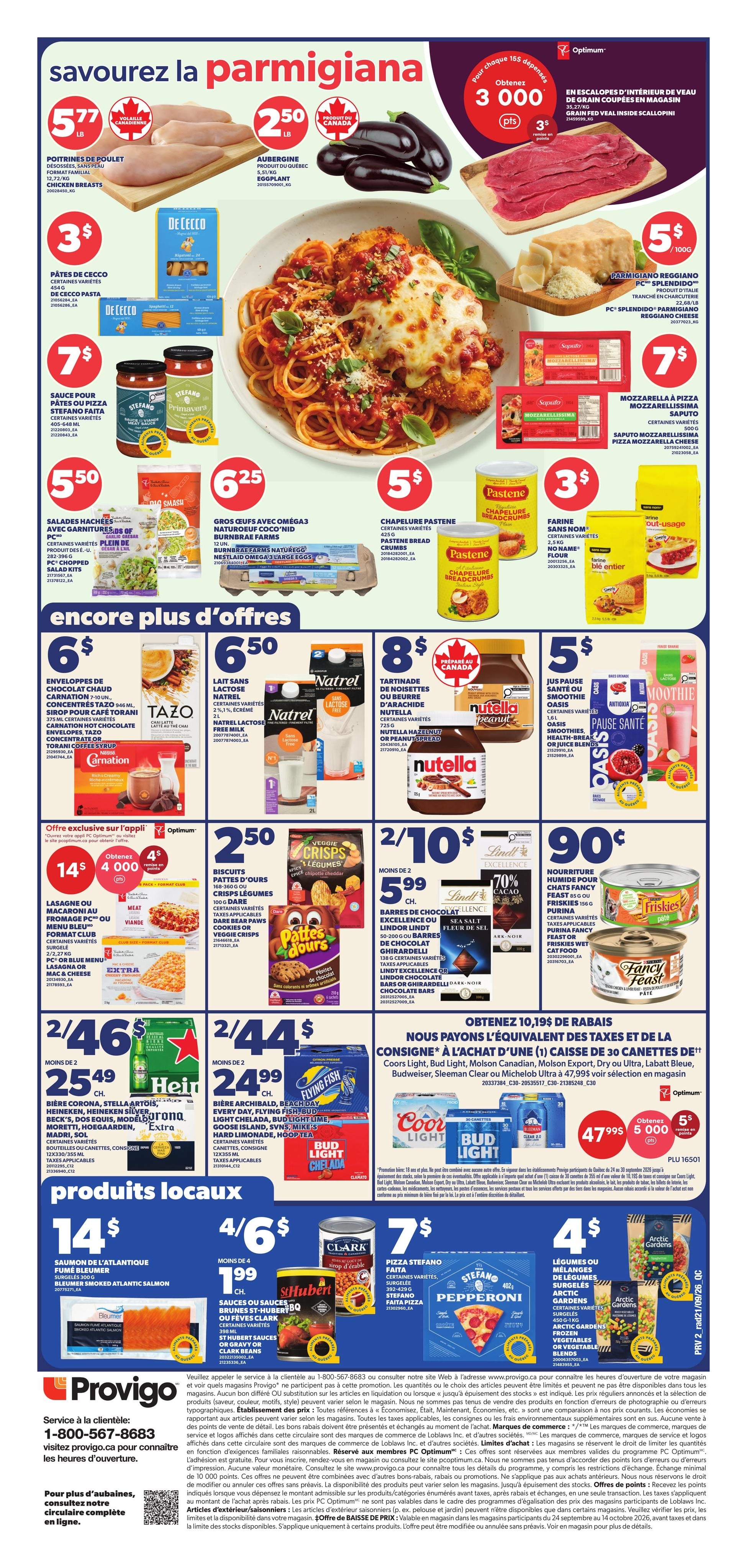 Circulaire Provigo — page 2, du 24 au 30 septembre 2026