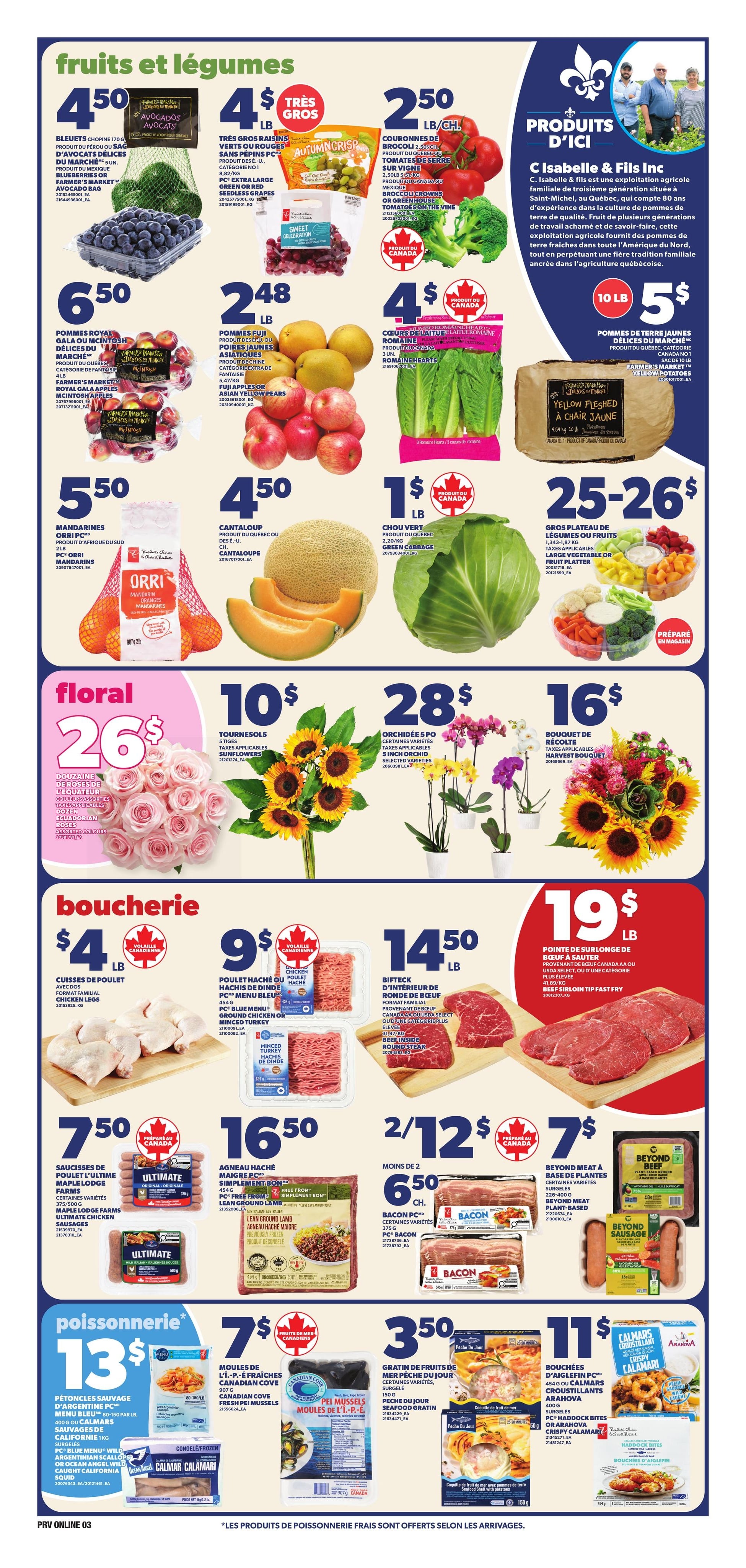 Circulaire Provigo — page 3, du 24 au 30 septembre 2026