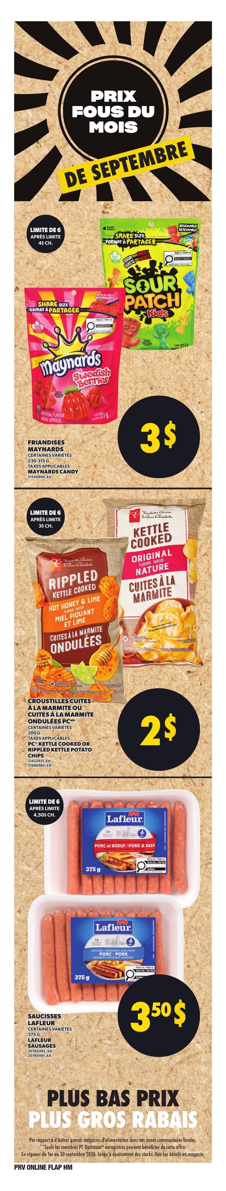 Circulaire Provigo — page 5, du 24 au 30 septembre 2026