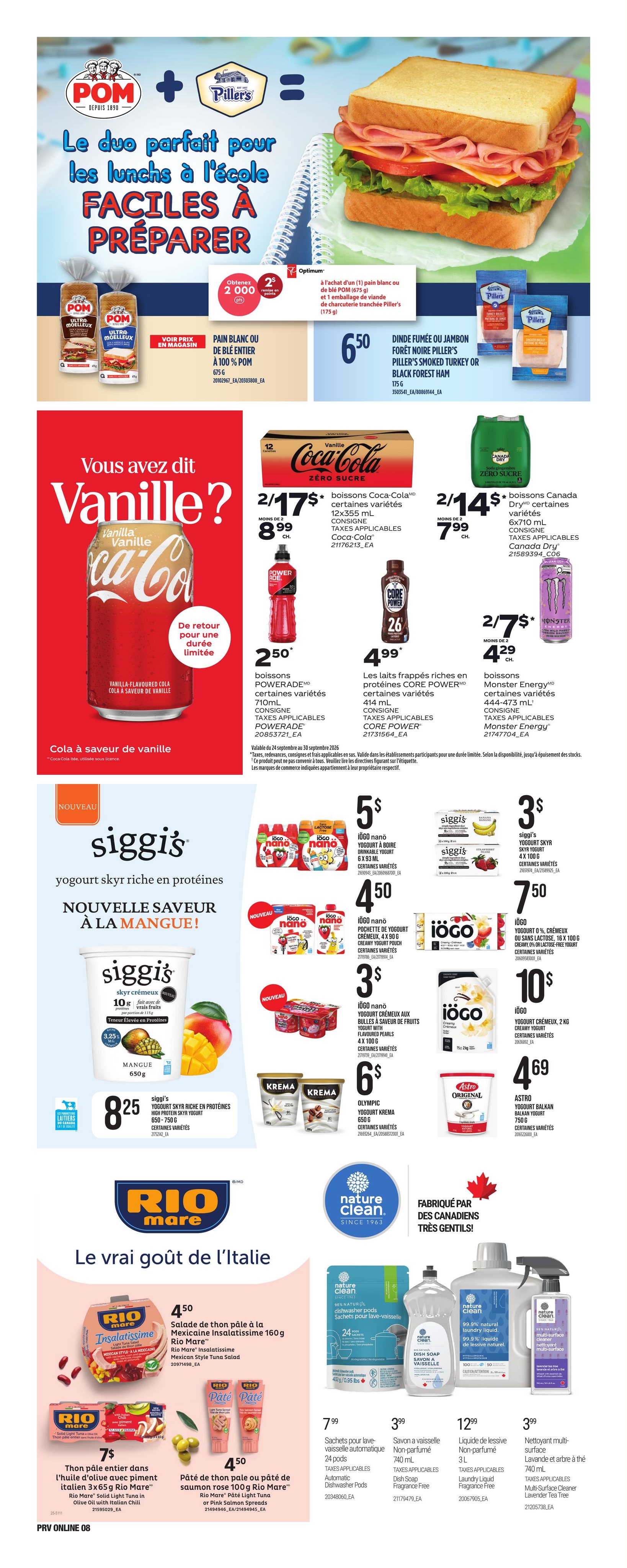 Circulaire Provigo — page 12, du 24 au 30 septembre 2026