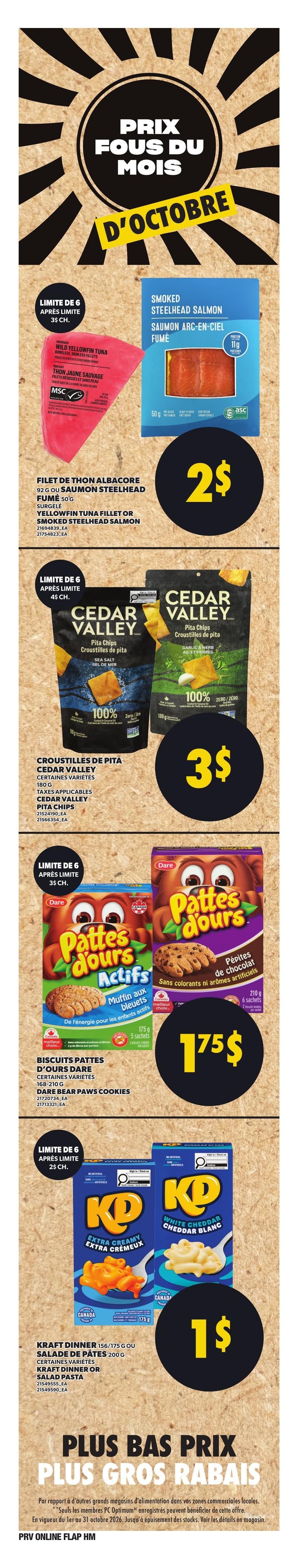 Circulaire Provigo — page 5, du 1 au 7 octobre 2026