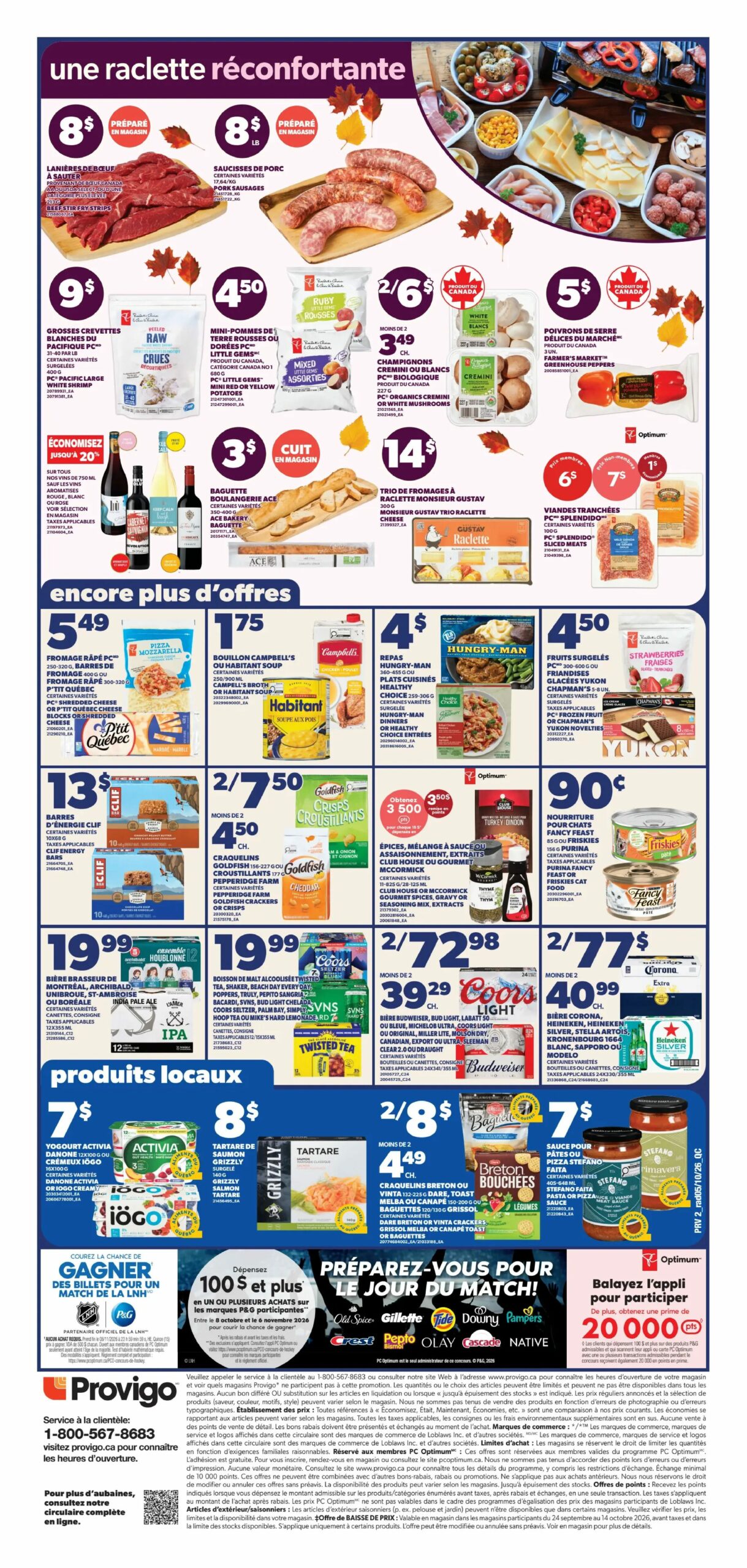 Circulaire Provigo — page 2, du 8 au 14 octobre 2026