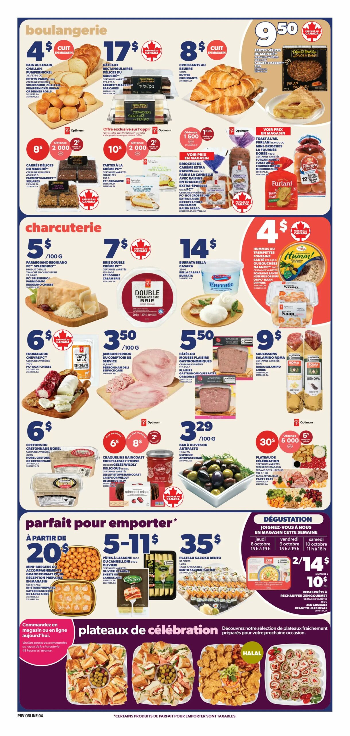 Circulaire Provigo — page 4, du 8 au 14 octobre 2026