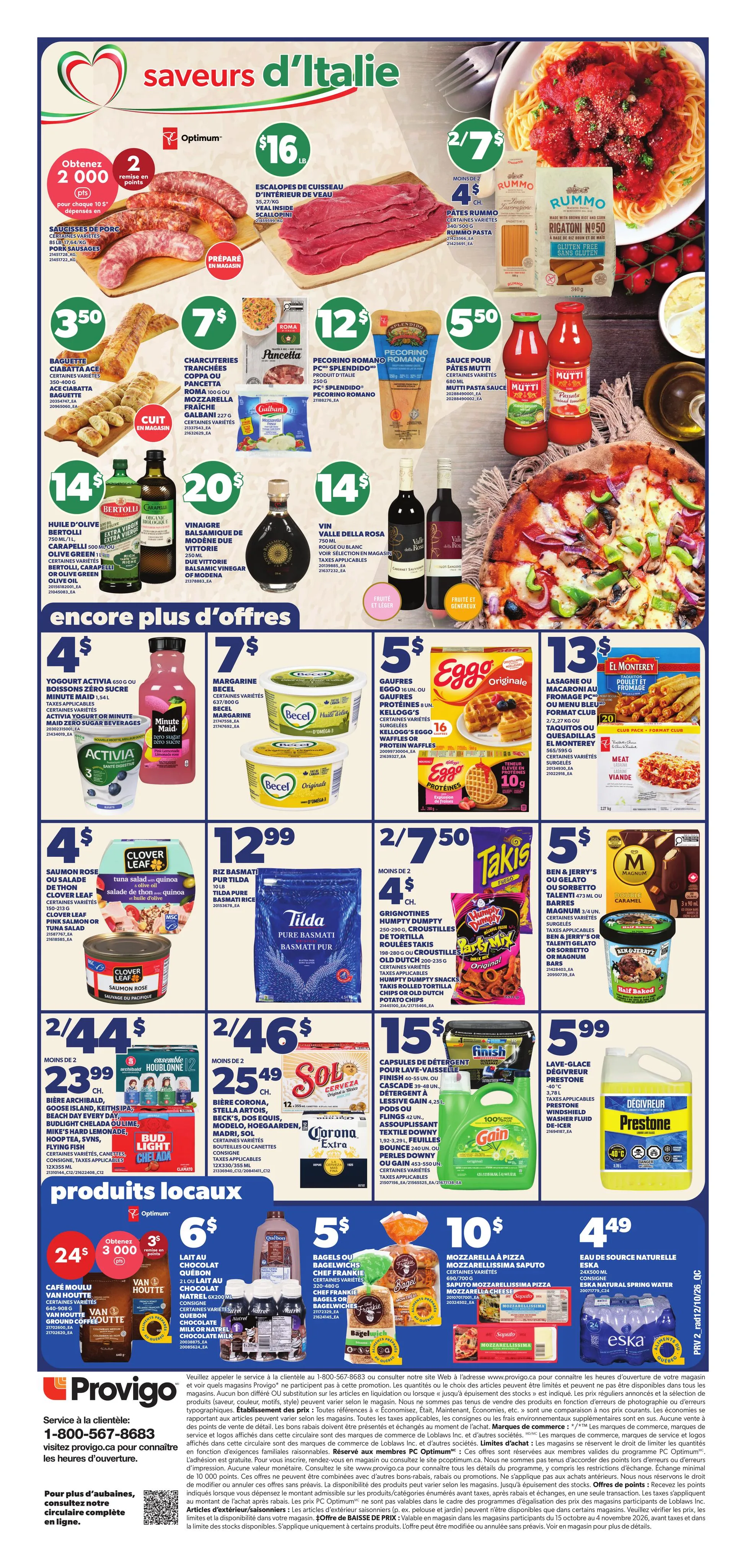 Circulaire Provigo — page 2, du 15 au 21 octobre 2026