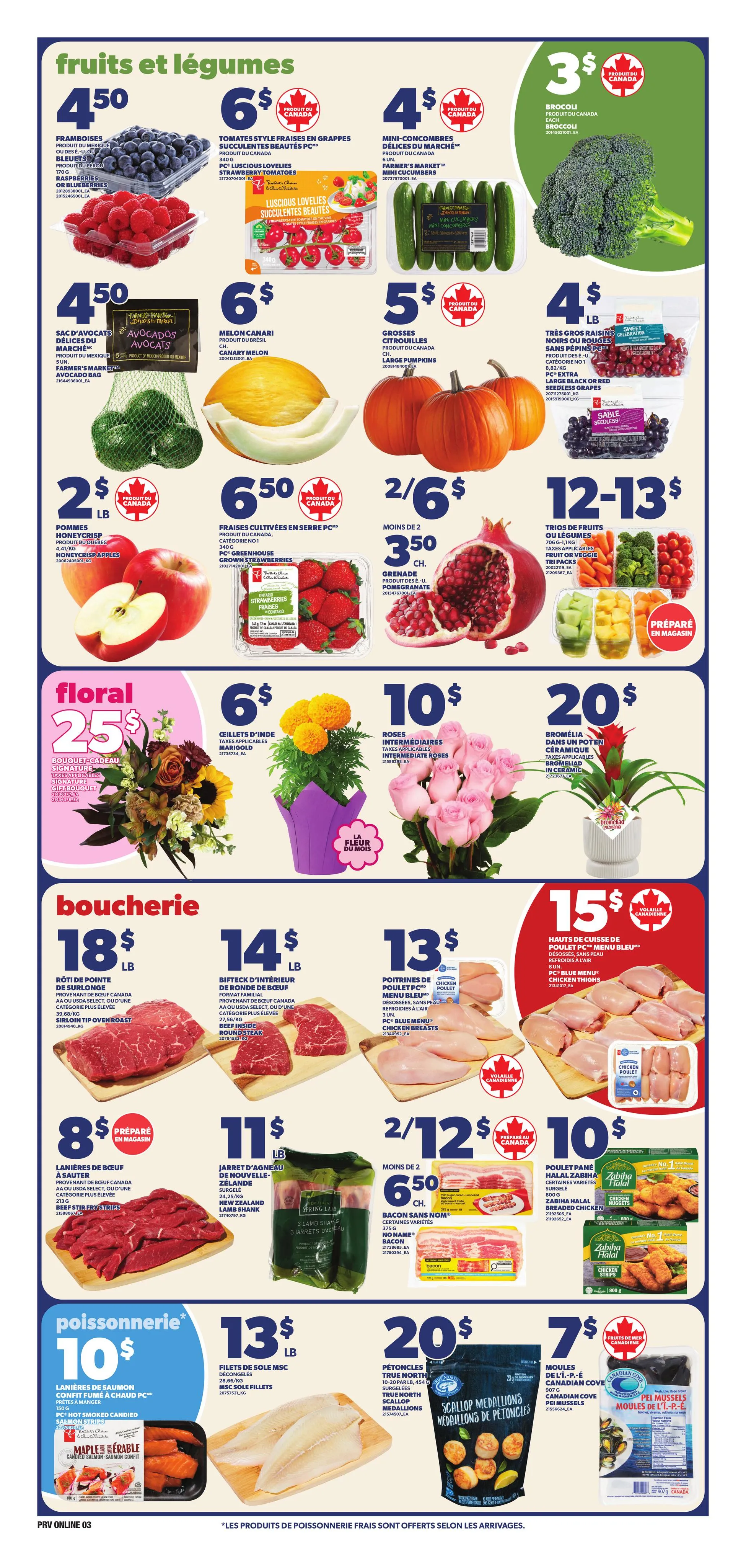 Circulaire Provigo — page 3, du 15 au 21 octobre 2026