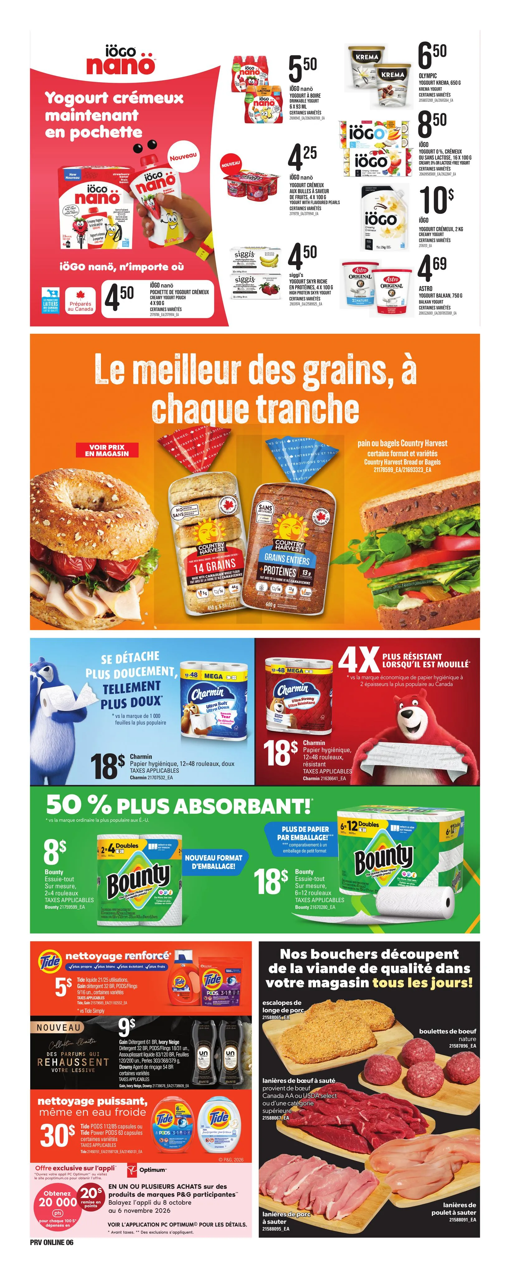 Circulaire Provigo — page 8, du 15 au 21 octobre 2026