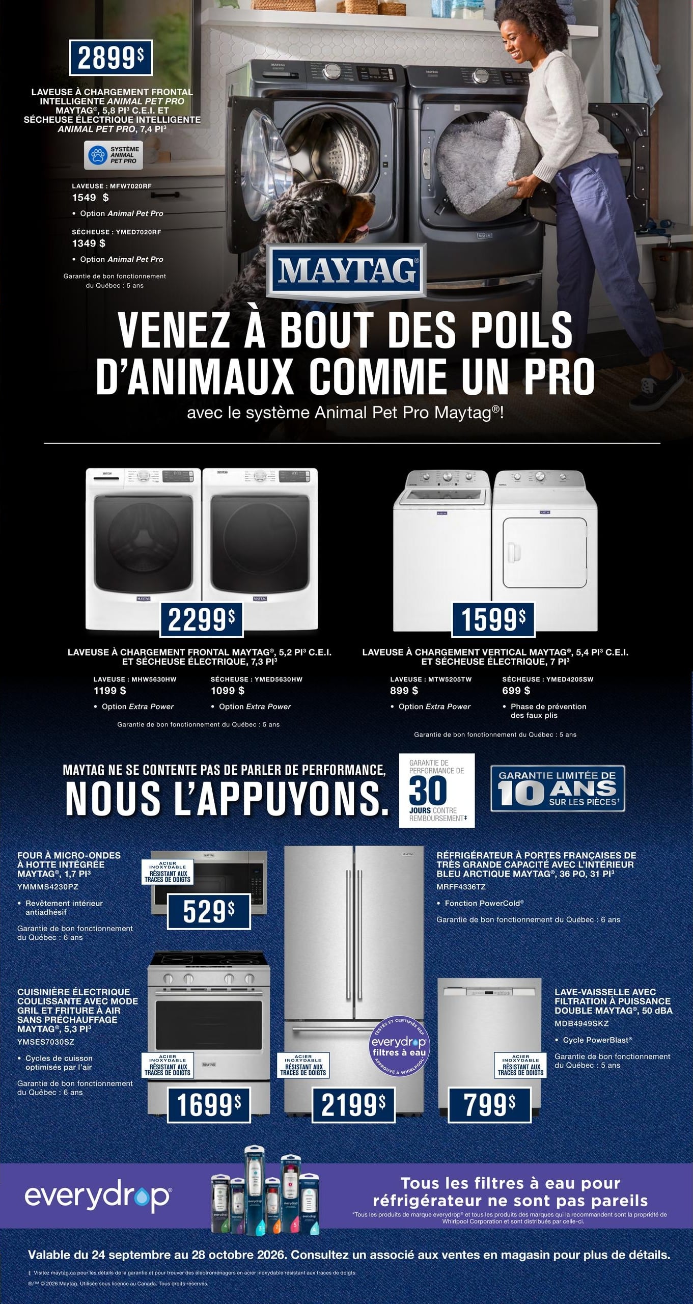 Circulaire Appareils Ménagers Robert Leduc — page 5, du 24 septembre au 28 octobre 2026
