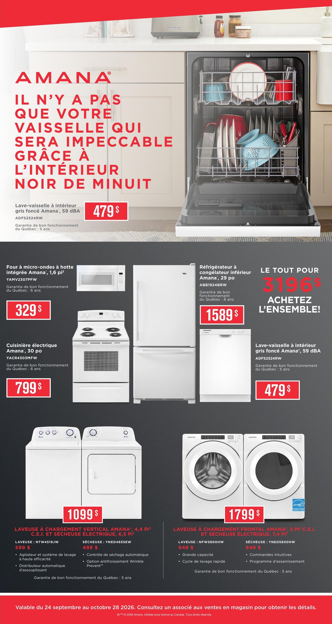 Circulaire Appareils Ménagers Robert Leduc — page 8, du 24 septembre au 28 octobre 2026