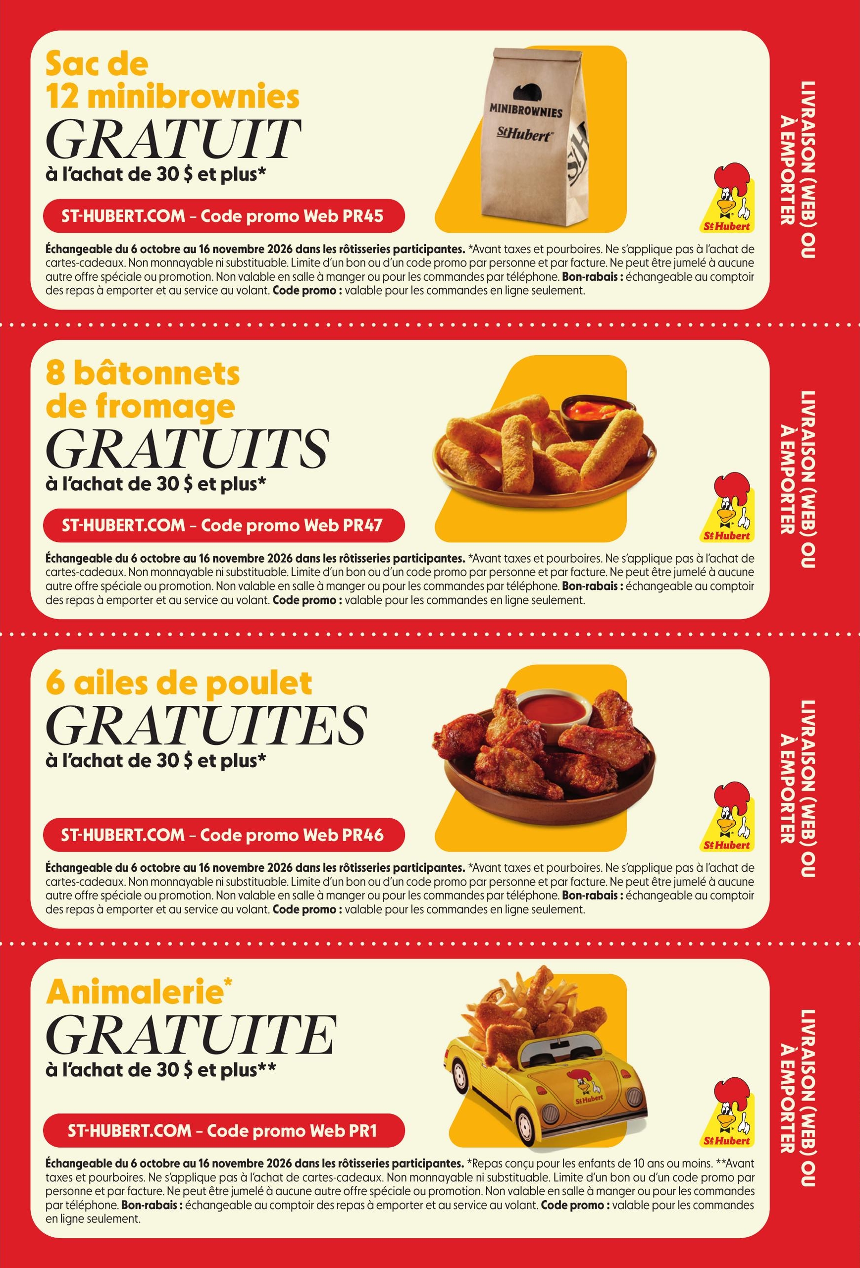 Circulaire Rotisseries St Hubert 2 — page 3, du 6 octobre au 16 novembre 2026