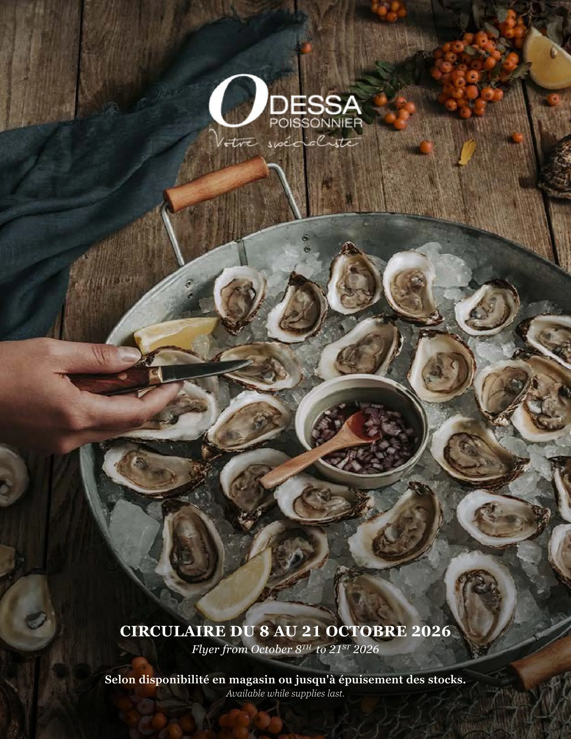 Circulaire Speciaux Promotions Et Rabais De Cette Semaine — page 1, du 8 au 21 octobre 2026