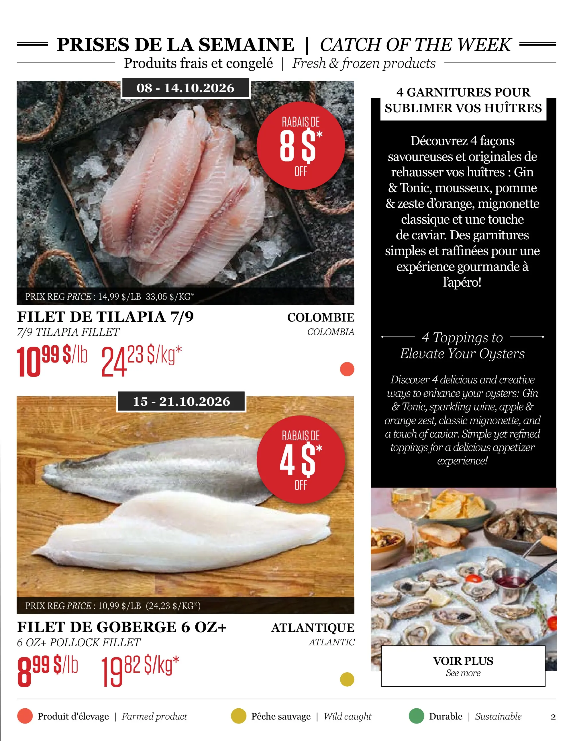 Circulaire Speciaux Promotions Et Rabais De Cette Semaine — page 2, du 8 au 21 octobre 2026