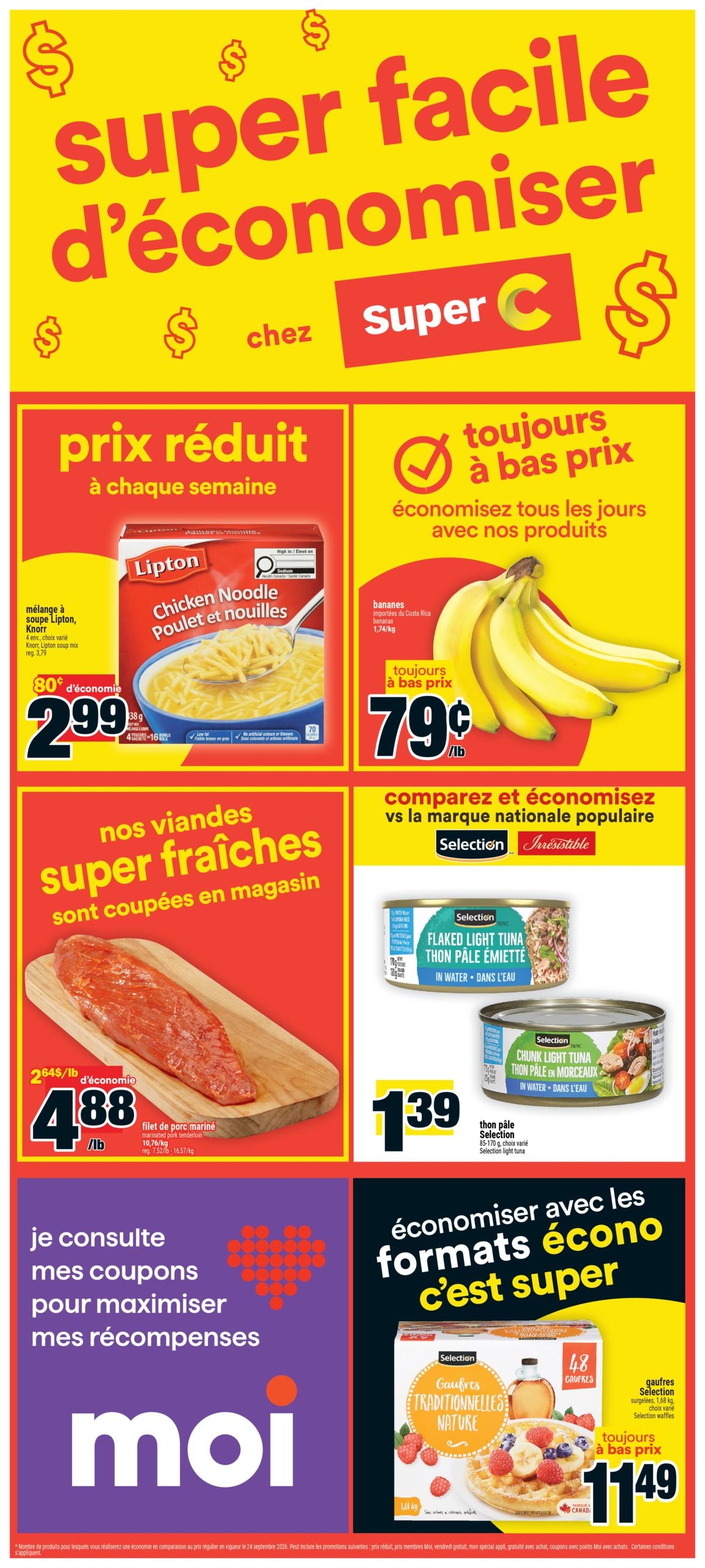 Circulaire Super C — page 13, du 24 au 30 septembre 2026