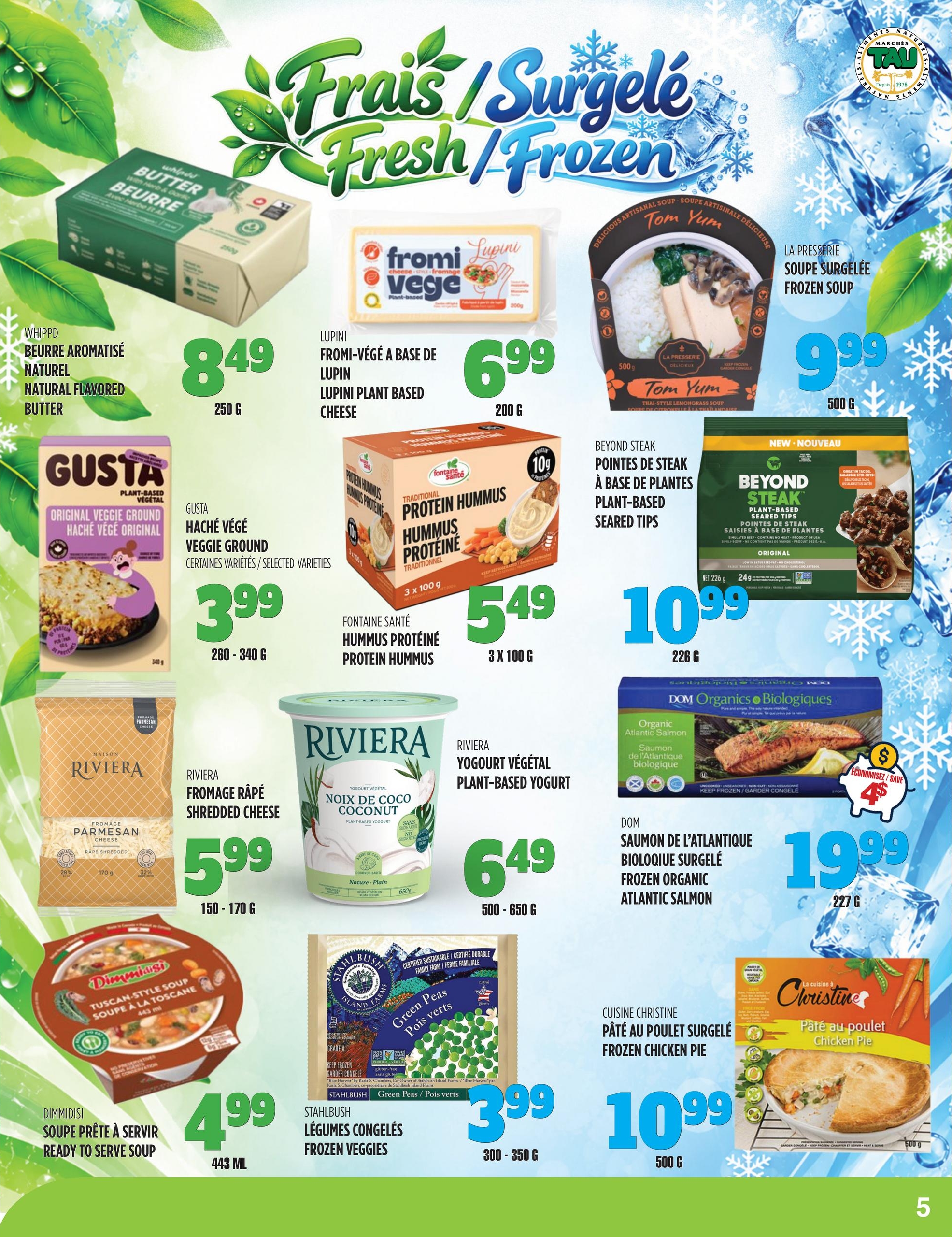 Circulaire TAU Marché d'alimentation Naturelle — page 5, du 5 octobre au 15 novembre 2026