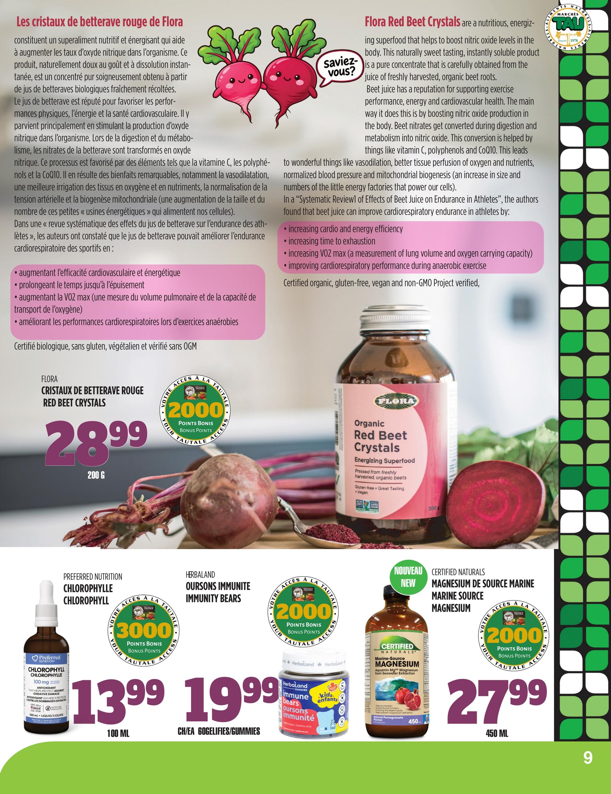 Circulaire TAU Marché d'alimentation Naturelle — page 9, du 5 octobre au 15 novembre 2026