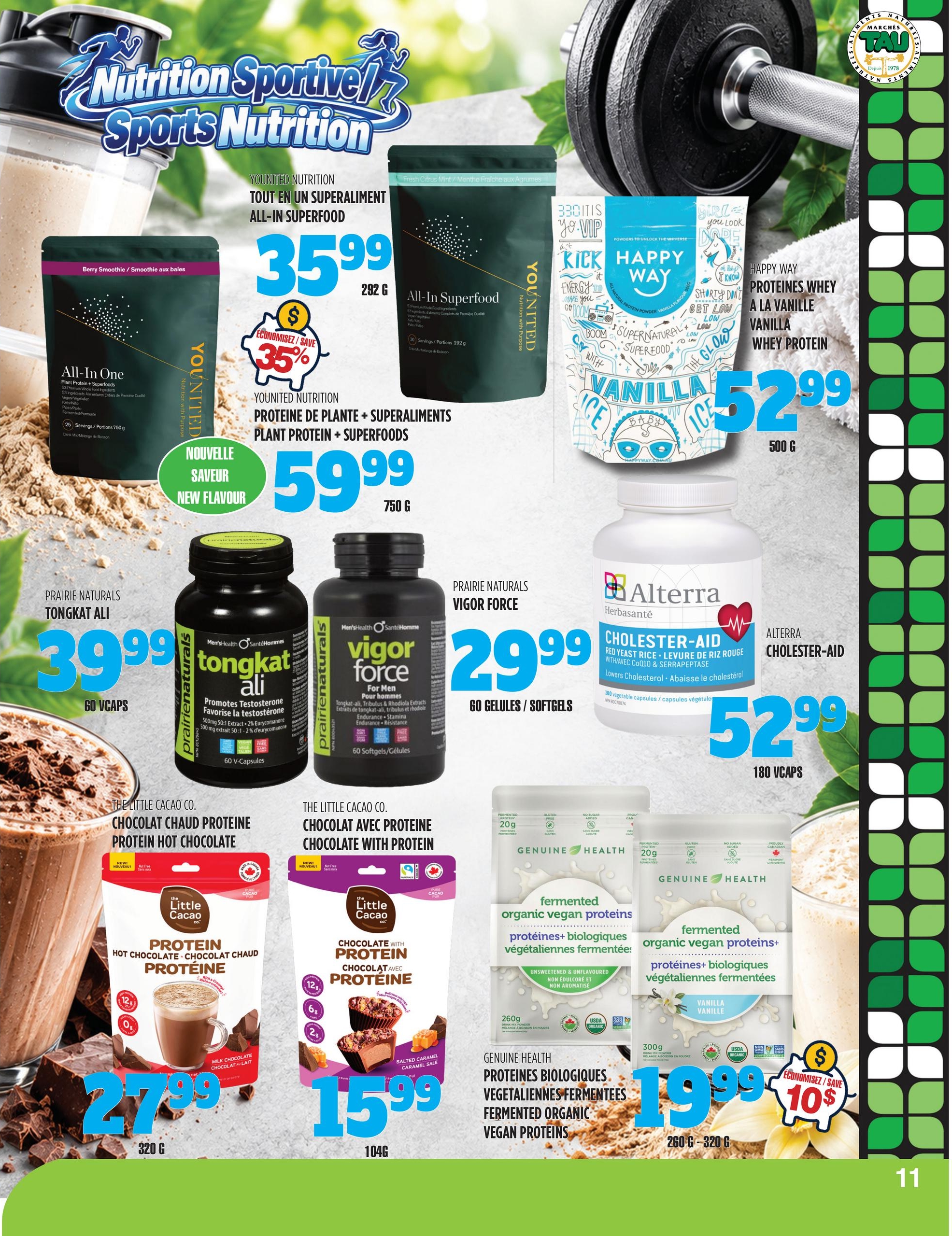 Circulaire TAU Marché d'alimentation Naturelle — page 11, du 5 octobre au 15 novembre 2026