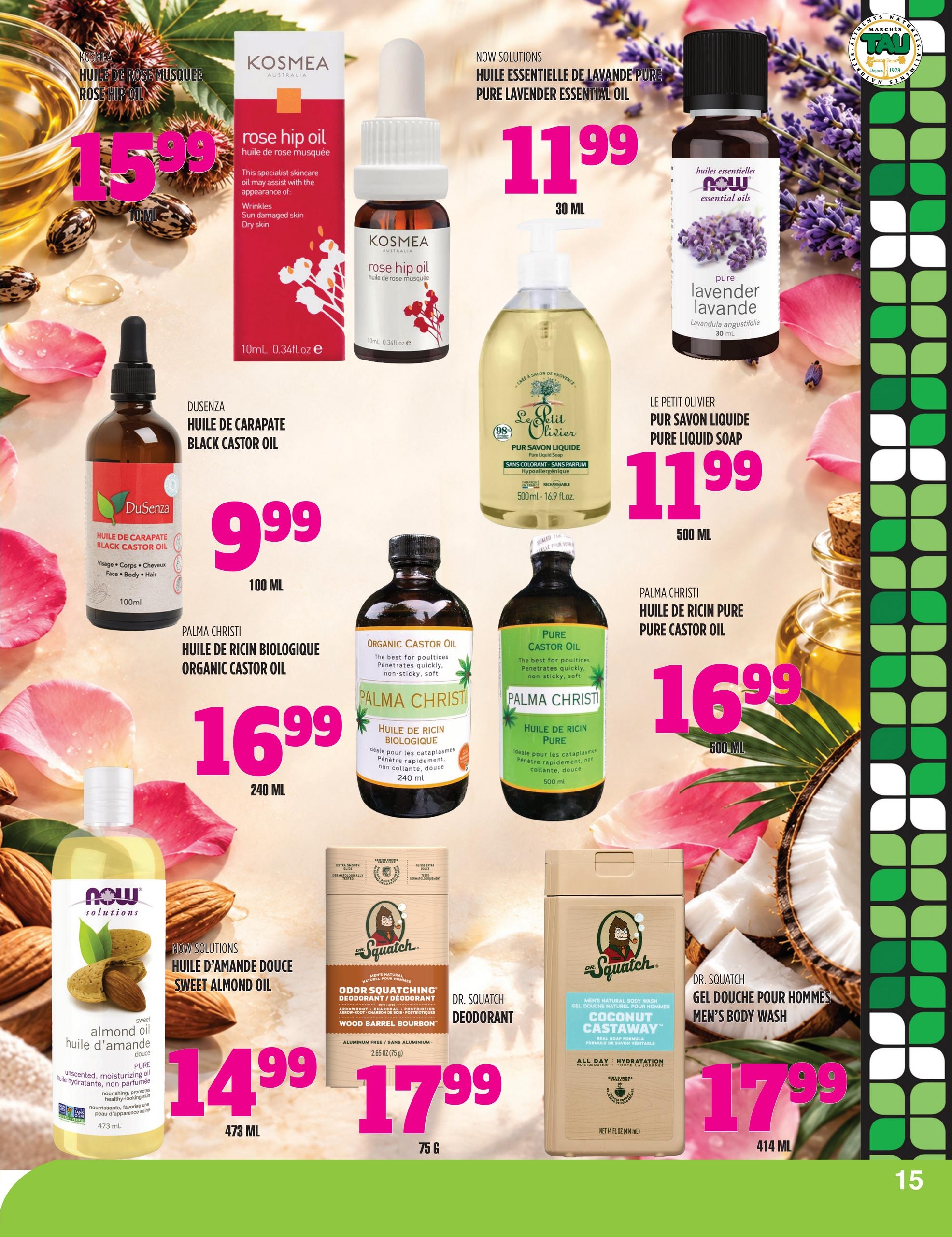 Circulaire TAU Marché d'alimentation Naturelle — page 15, du 5 octobre au 15 novembre 2026