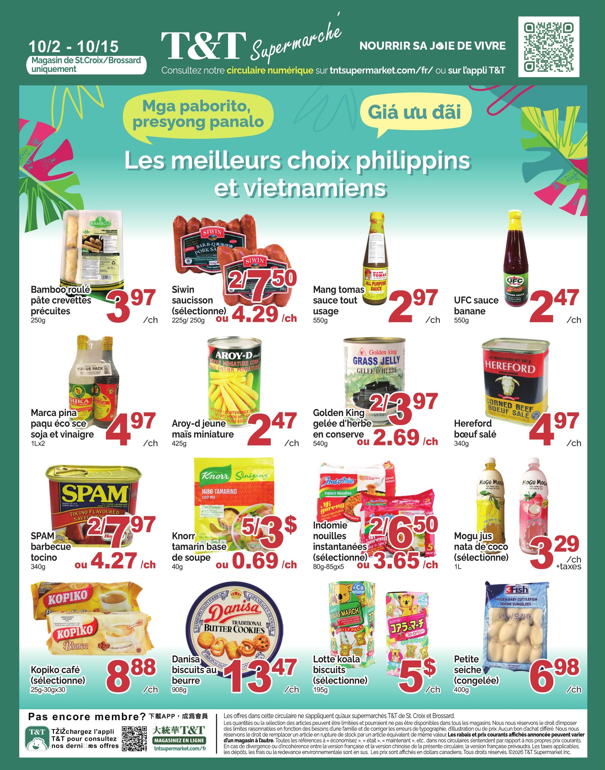 Circulaire T&T Supermarché — page 4, du 9 au 15 octobre 2026