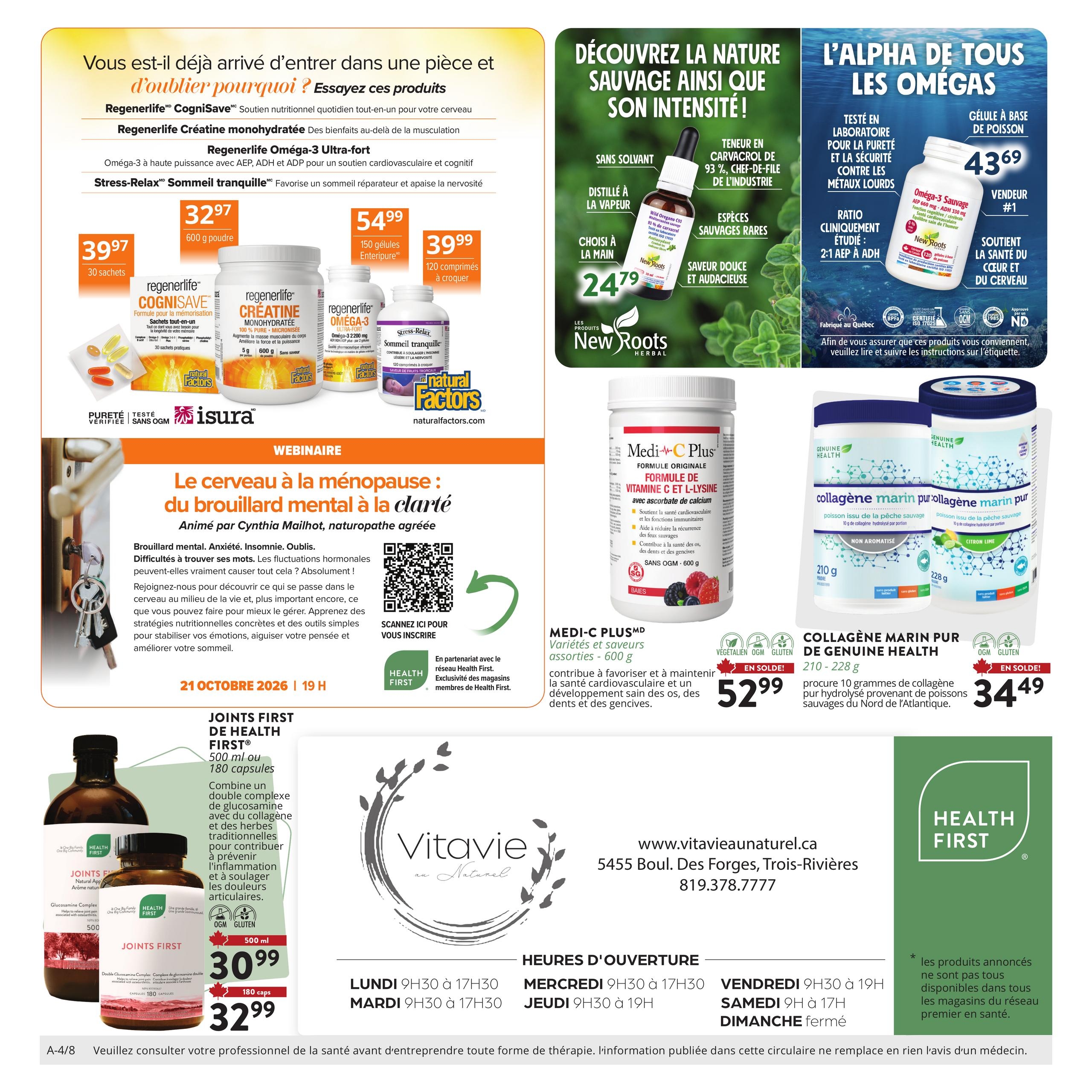 Circulaire Vitavie au Naturel — page 8, du 1 au 31 octobre 2026
