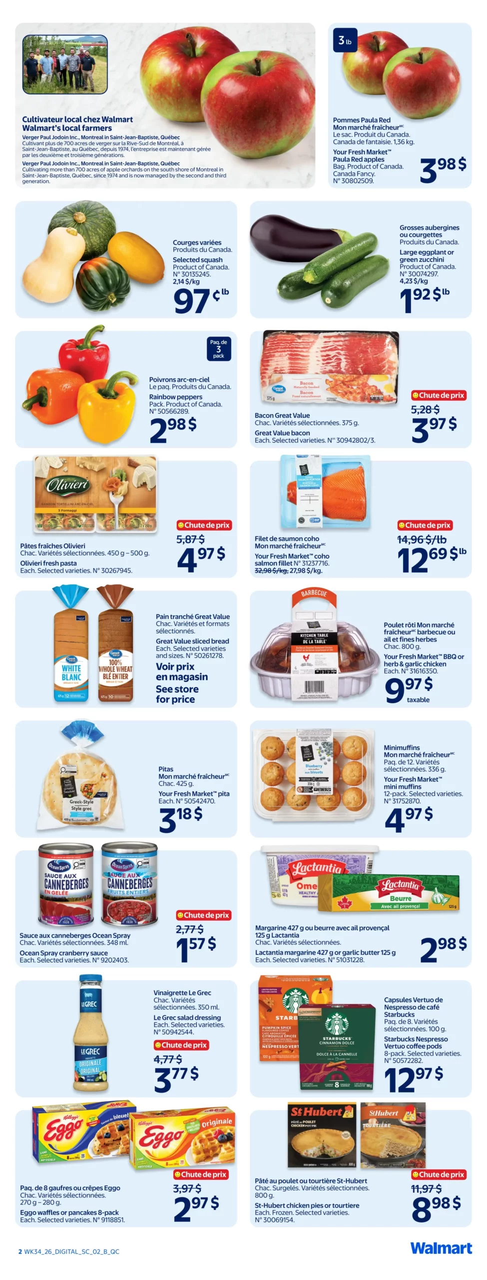 Circulaire Walmart — page 2, du 17 au 23 septembre 2026