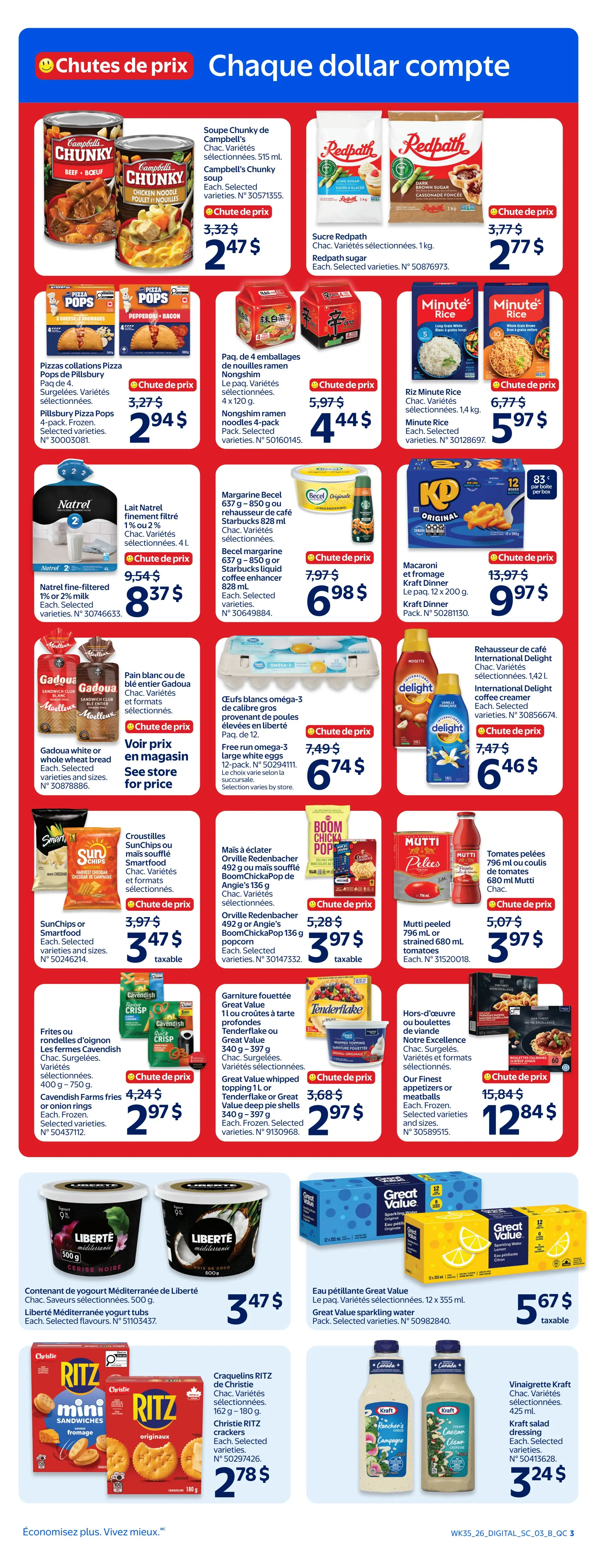 Circulaire Walmart — page 3, du 24 au 30 septembre 2026