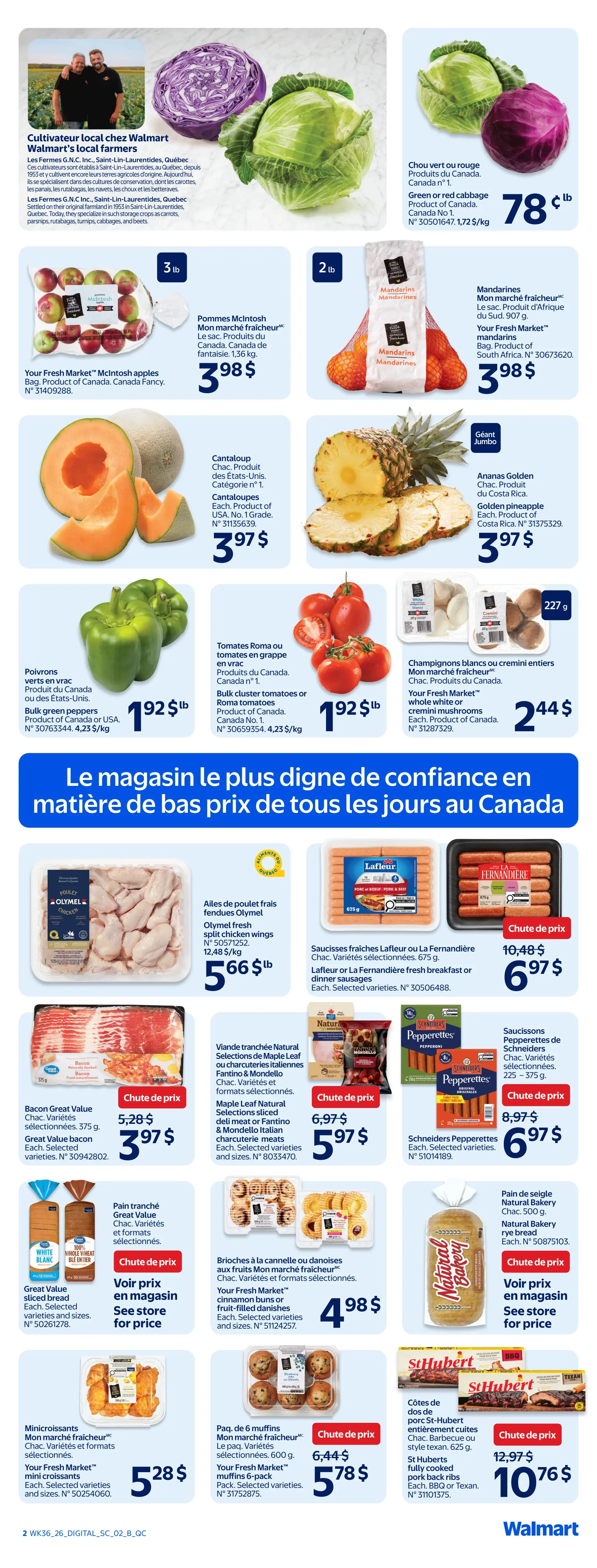 Circulaire Walmart — page 8, du 1 au 7 octobre 2026