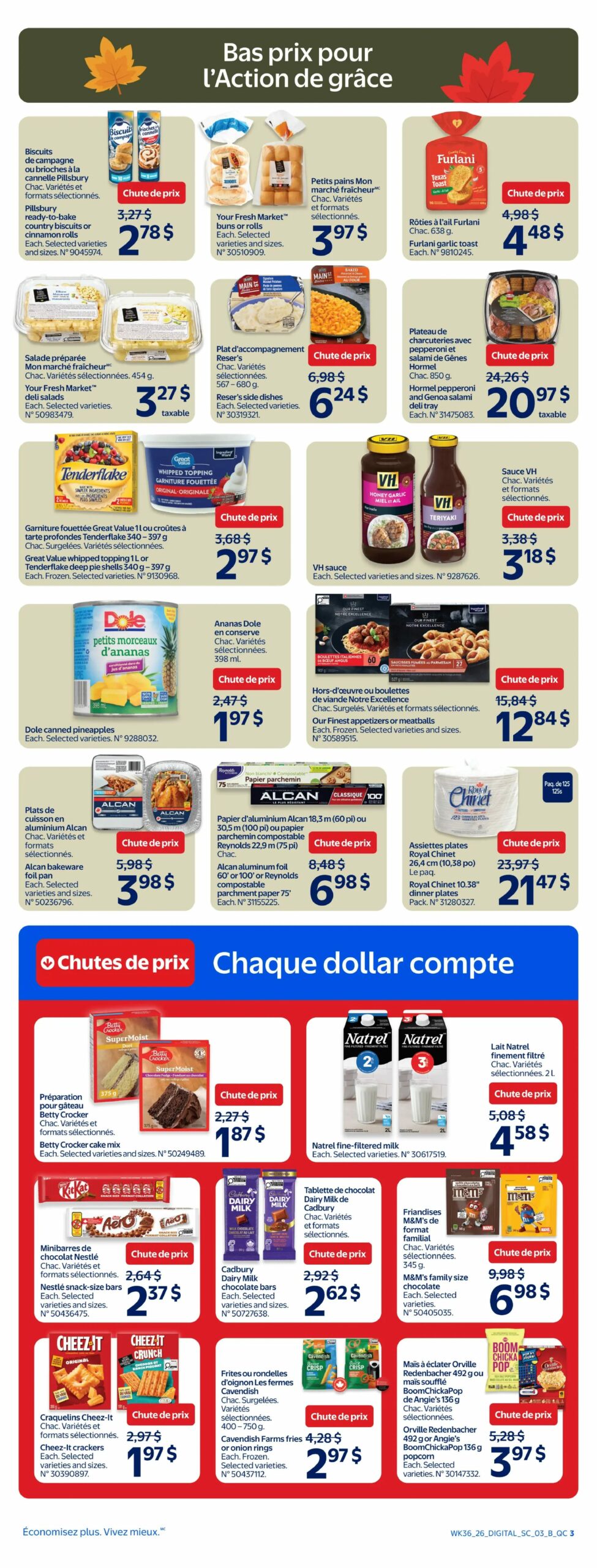 Circulaire Walmart — page 9, du 1 au 7 octobre 2026