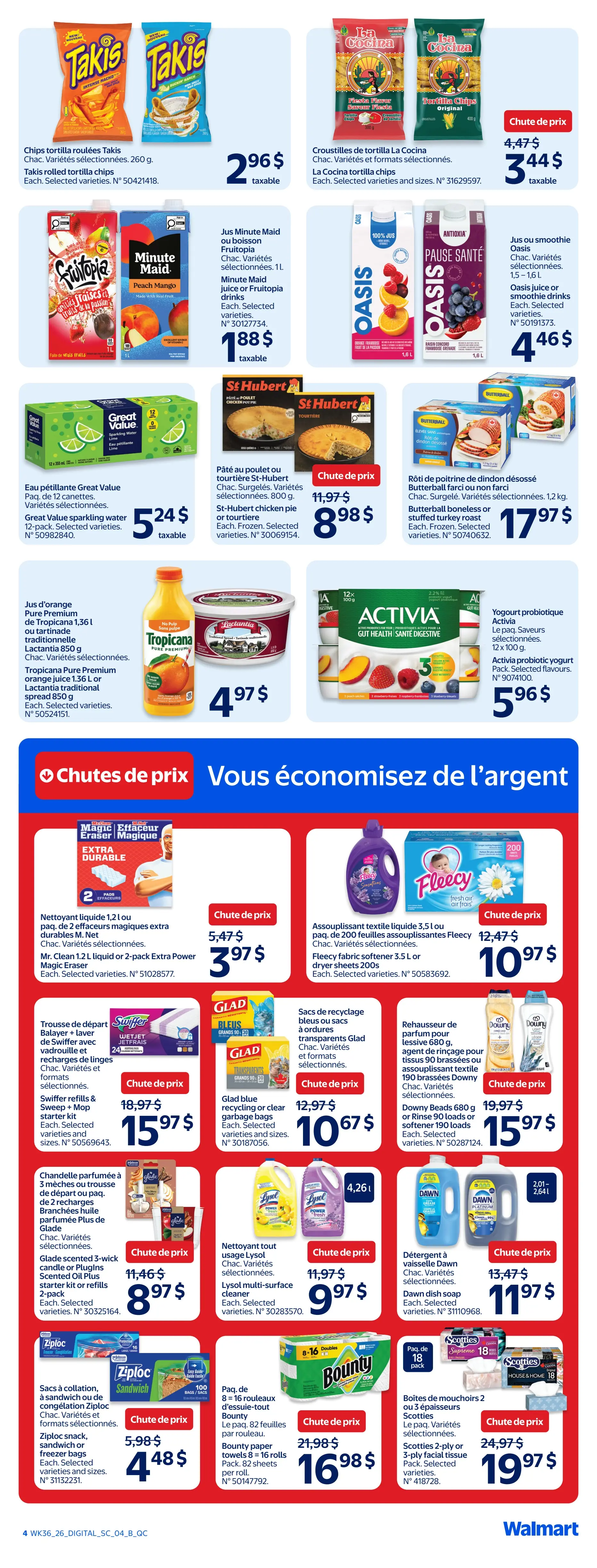 Circulaire Walmart — page 12, du 1 au 7 octobre 2026