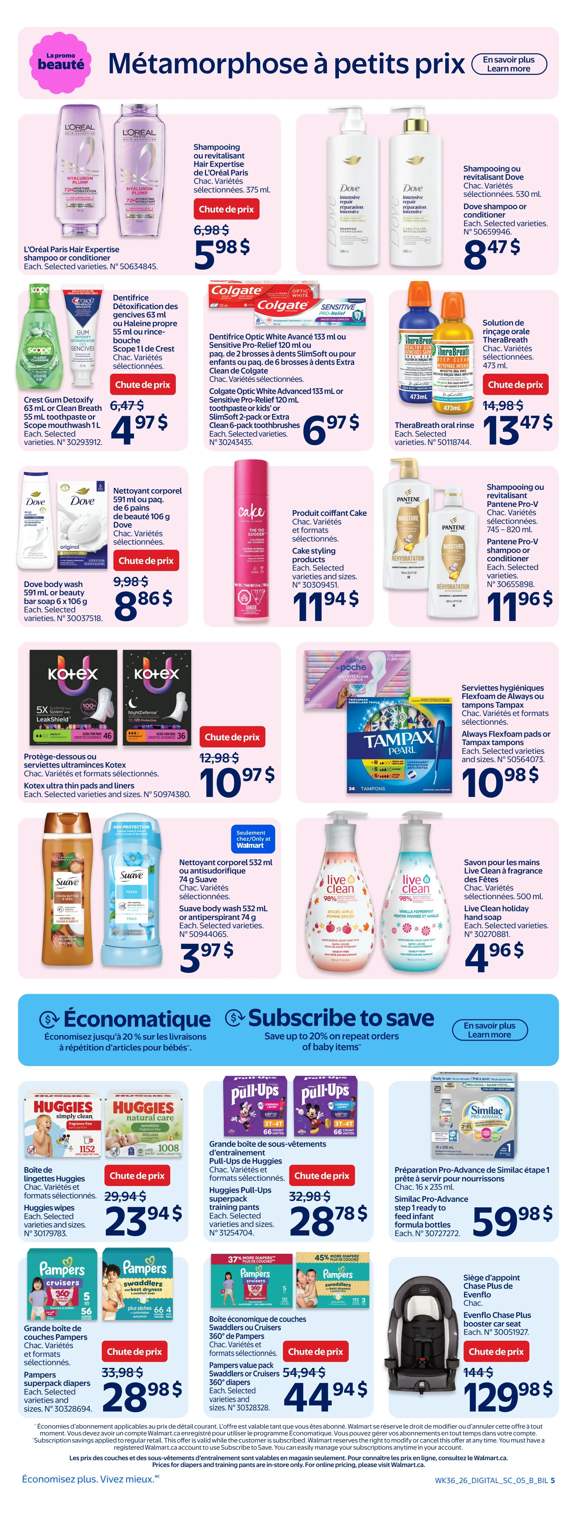 Circulaire Walmart — page 14, du 1 au 7 octobre 2026