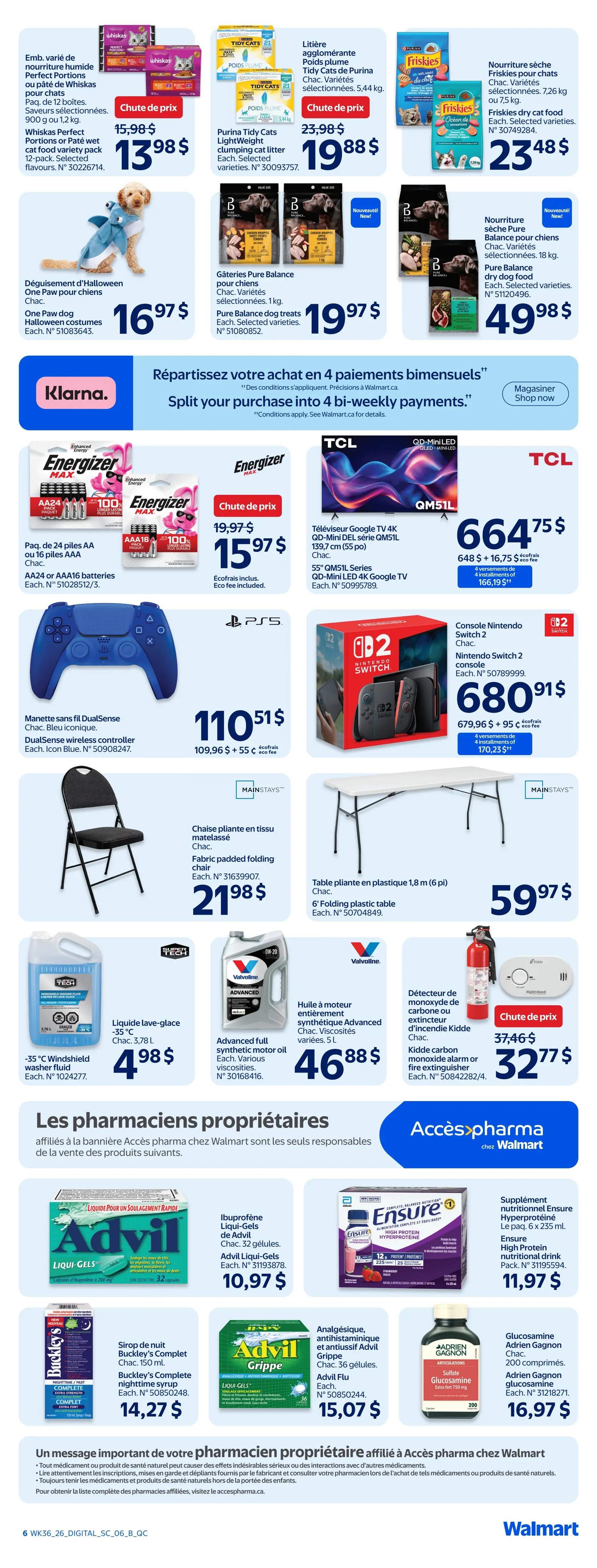 Circulaire Walmart — page 16, du 1 au 7 octobre 2026