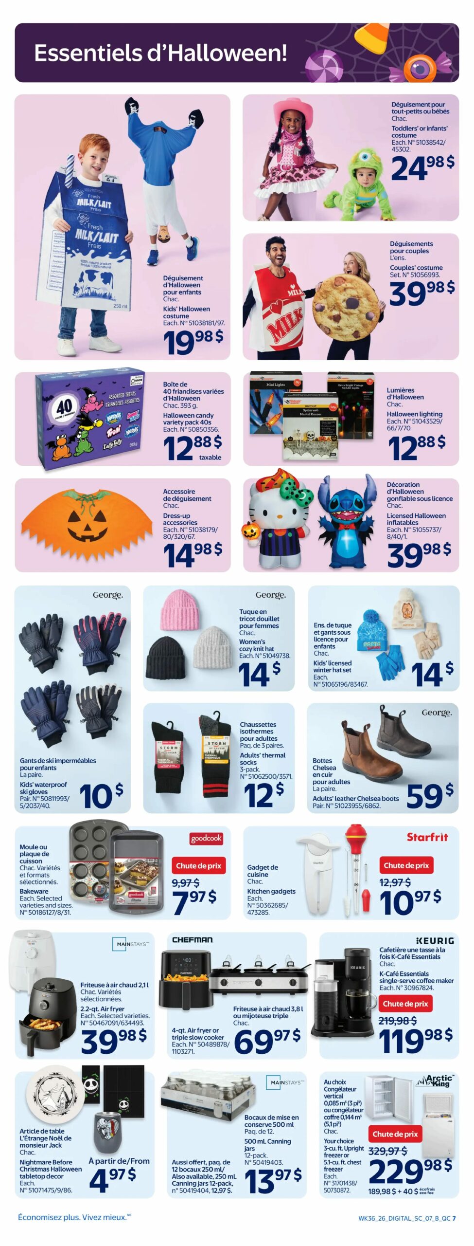 Circulaire Walmart — page 17, du 1 au 7 octobre 2026