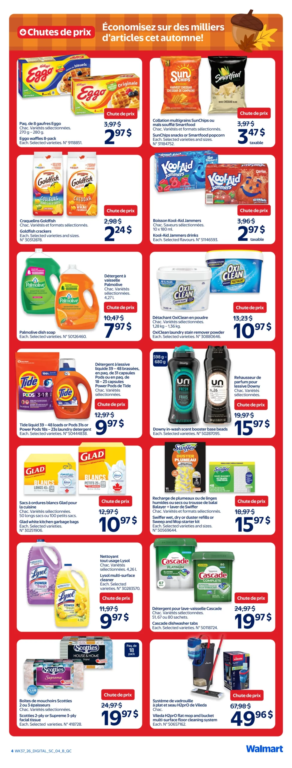 Circulaire Walmart — page 6, du 8 au 14 octobre 2026