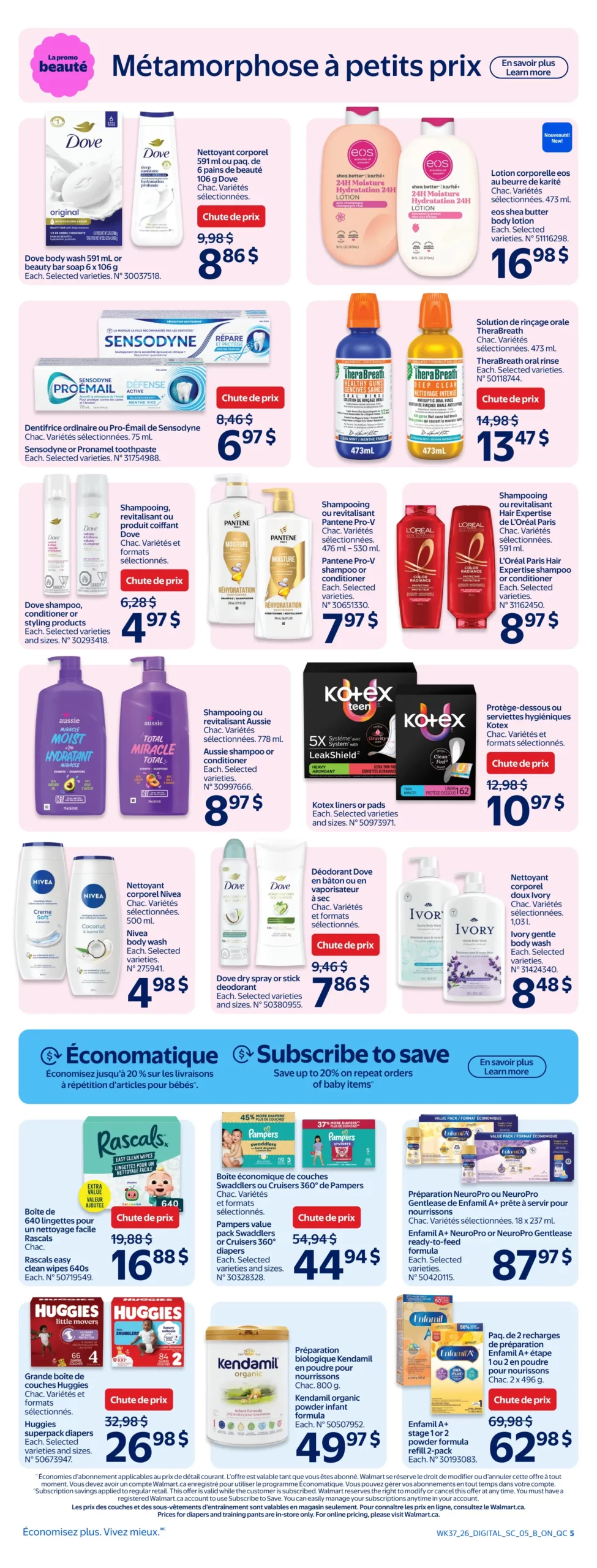 Circulaire Walmart — page 7, du 8 au 14 octobre 2026