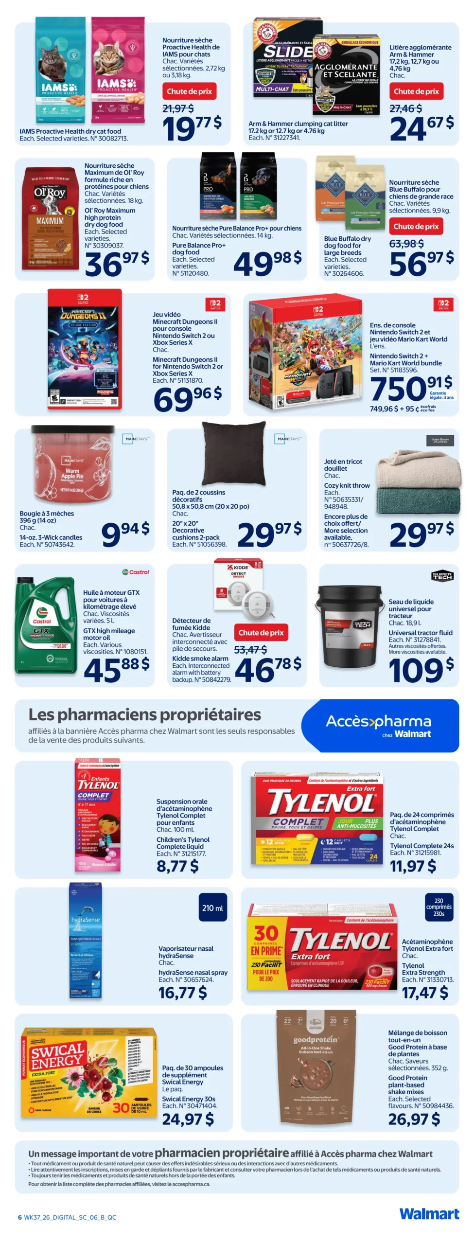 Circulaire Walmart — page 8, du 8 au 14 octobre 2026
