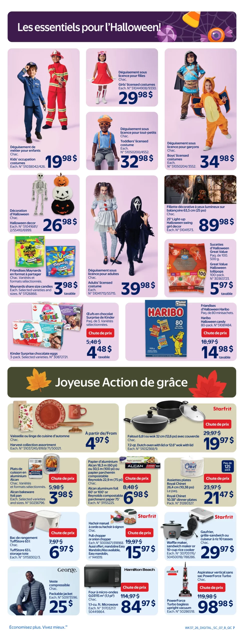 Circulaire Walmart — page 9, du 8 au 14 octobre 2026