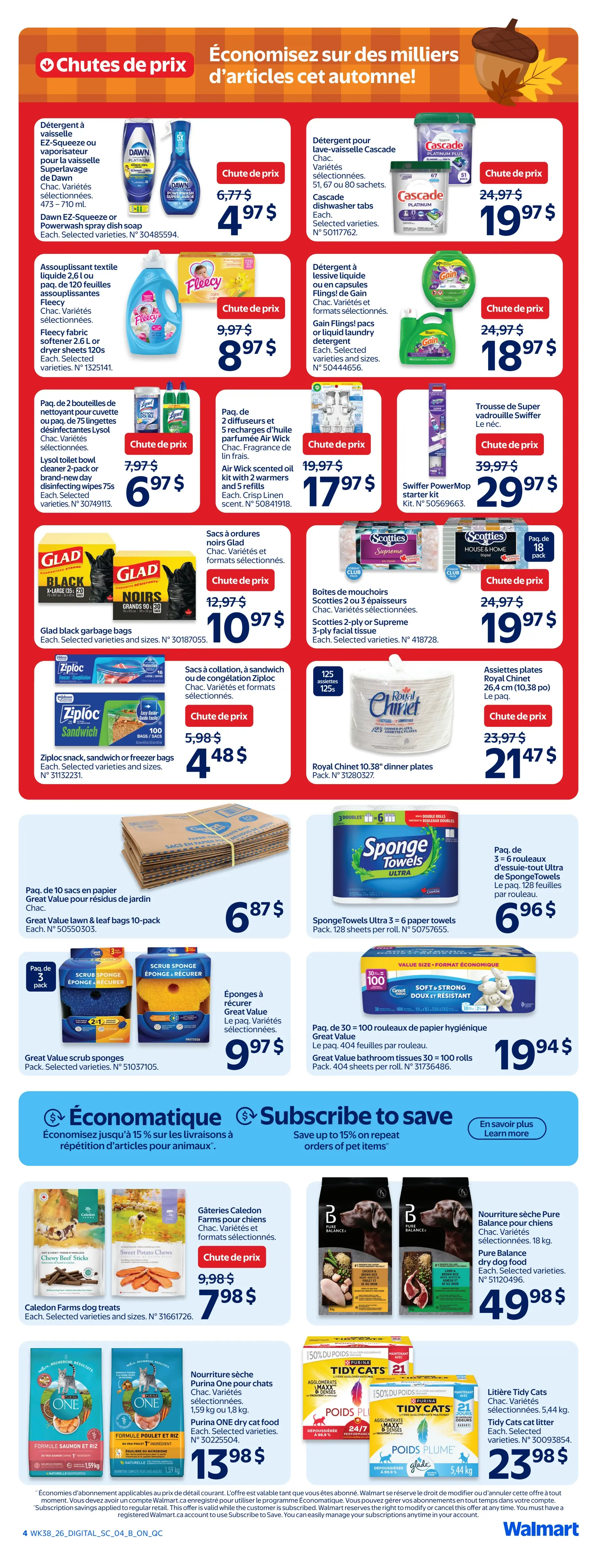 Circulaire Walmart — page 4, du 15 au 21 octobre 2026