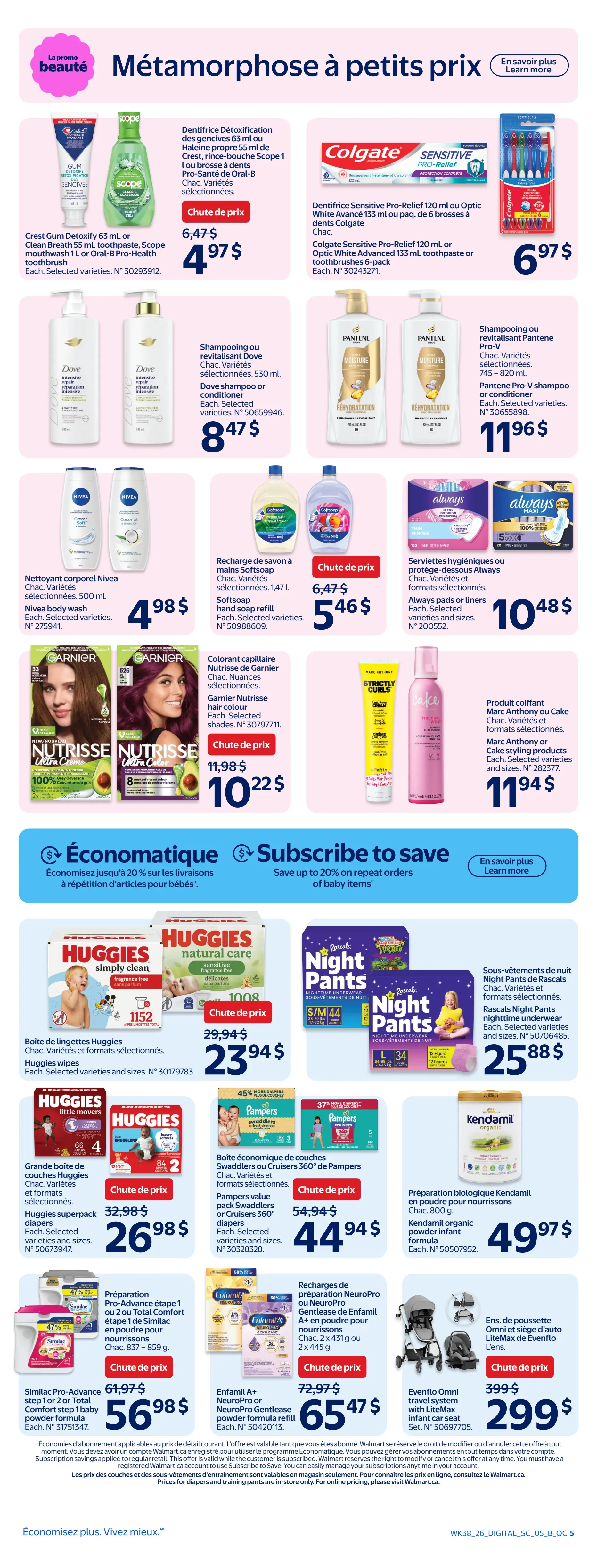 Circulaire Walmart — page 5, du 15 au 21 octobre 2026