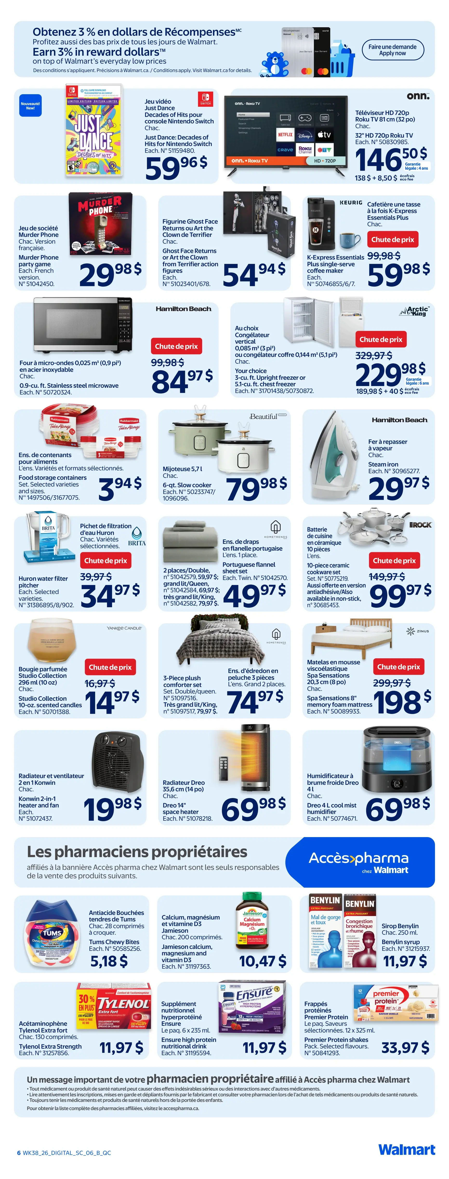 Circulaire Walmart — page 6, du 15 au 21 octobre 2026