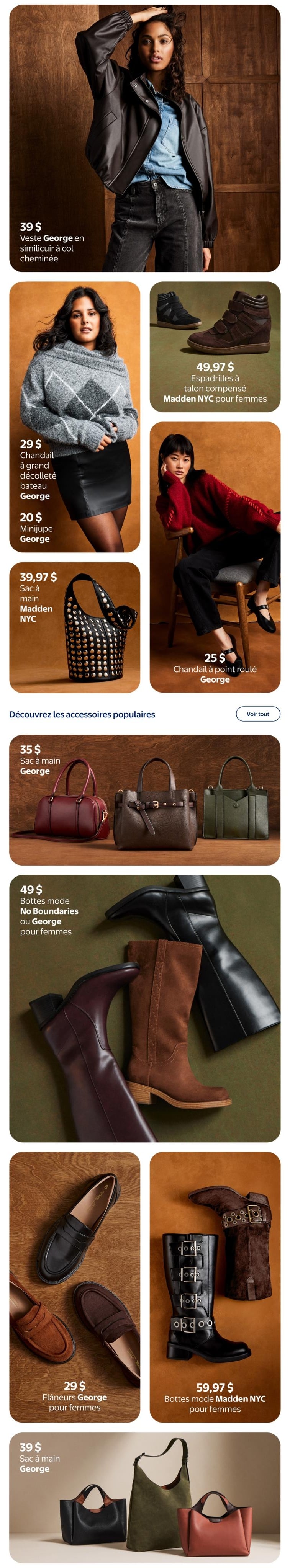 Circulaire Walmart Allure Automnale — page 3, du 10 septembre au 21 octobre 2026